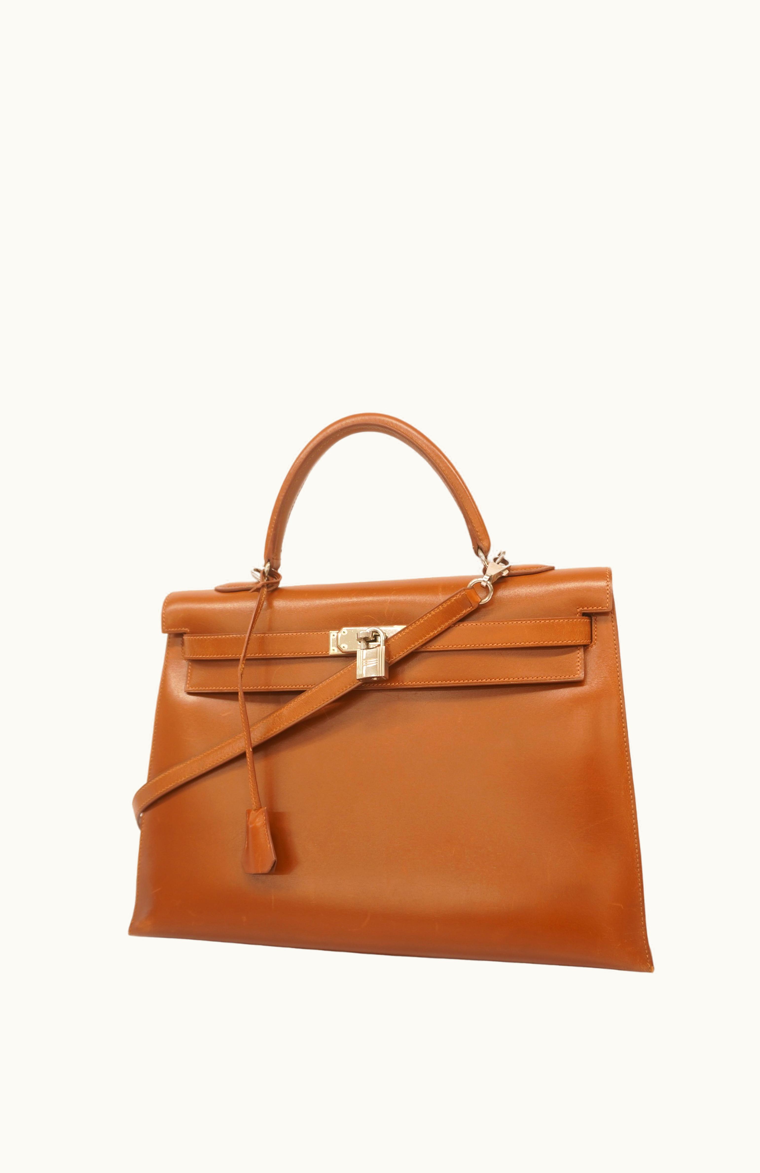 Hermès Hermès Kelly 40cm - Brique - Epsom - Sellier - Palladium (PHW)