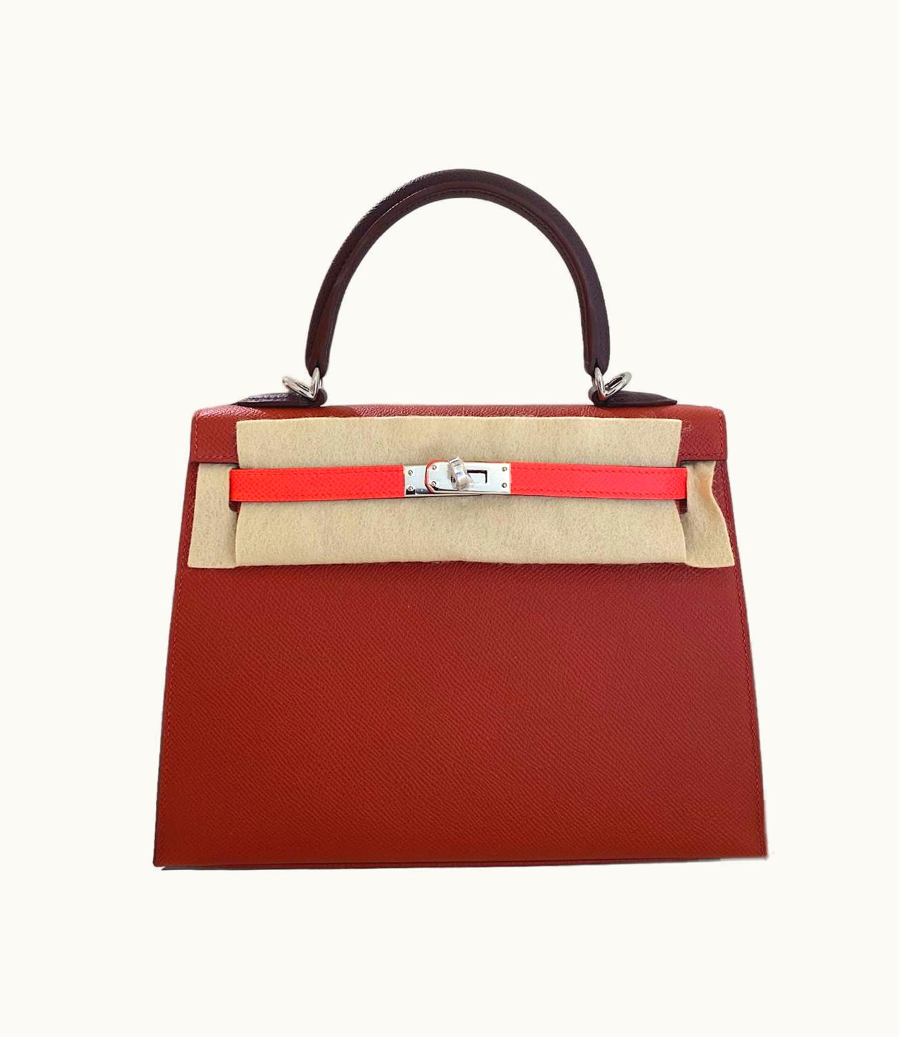 Hermès Hermès Kelly 40cm - Rouge Venetian - Togo - Sellier - Palladium (PHW)