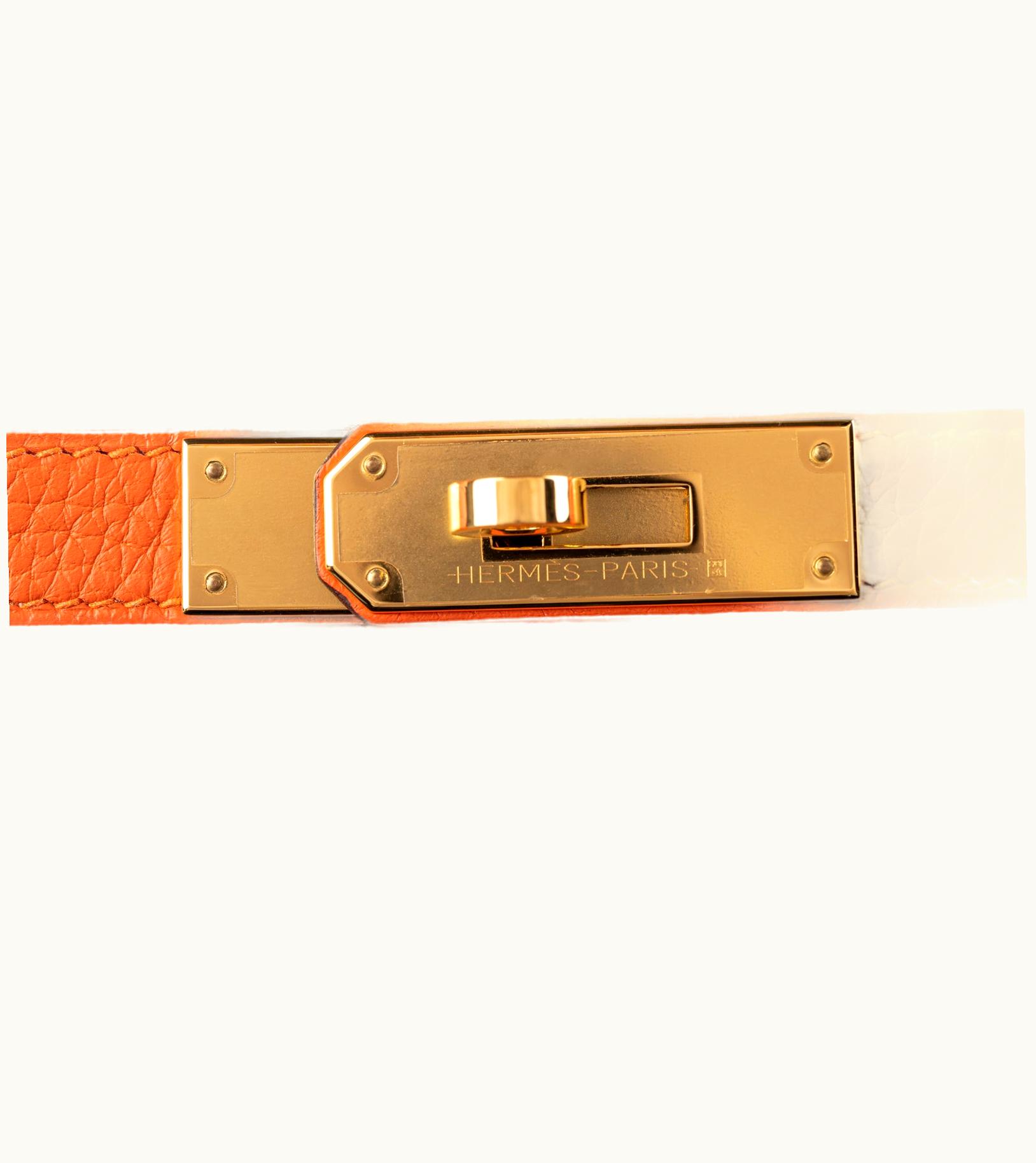 Hermès Hermès Kelly 40cm - Feu - Epsom - Retourne - Gold (GHW)