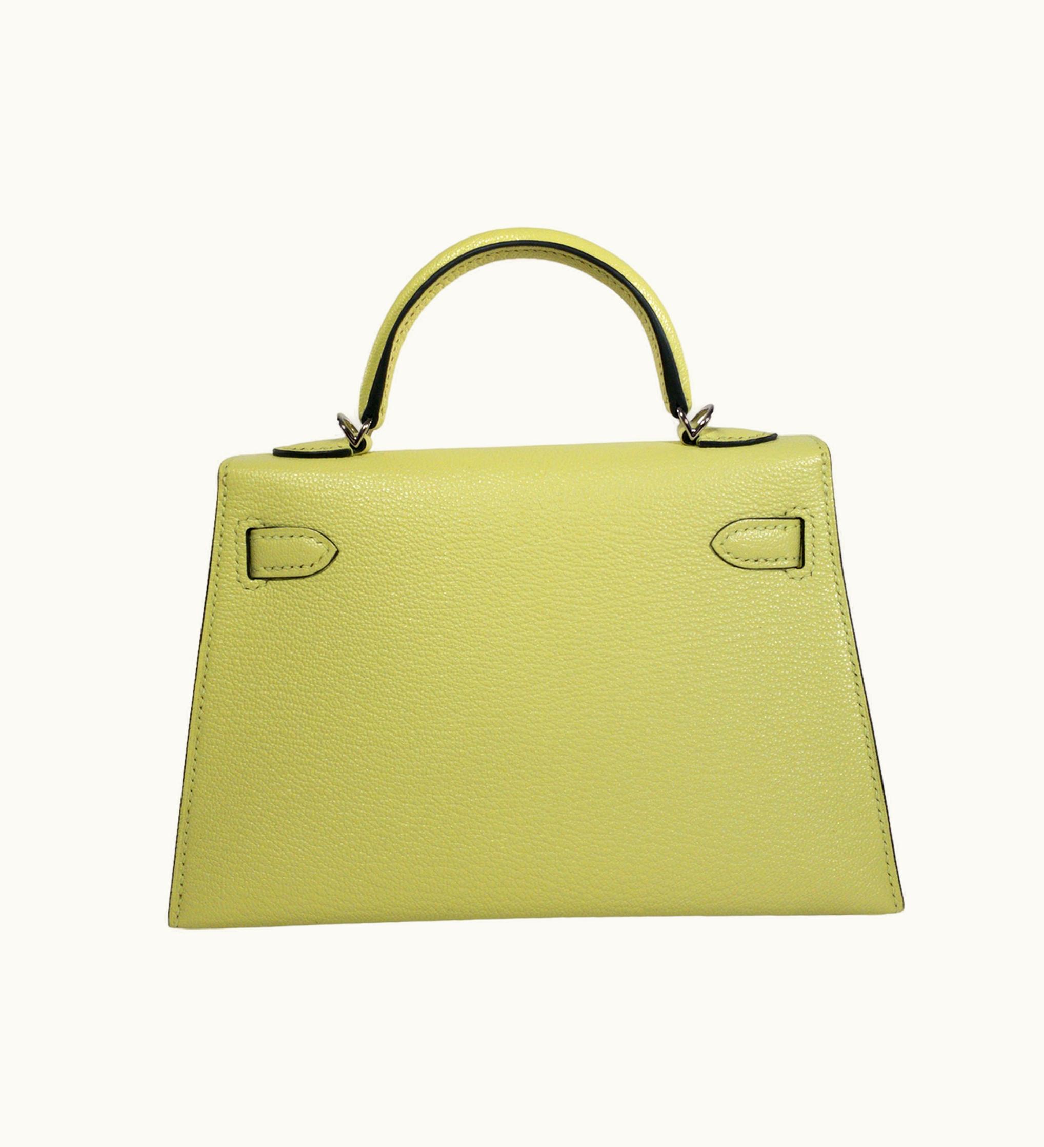 Hermès Hermès Kelly 40cm - Jaune Bourgeon - Togo - Sellier - Palladium (PHW)