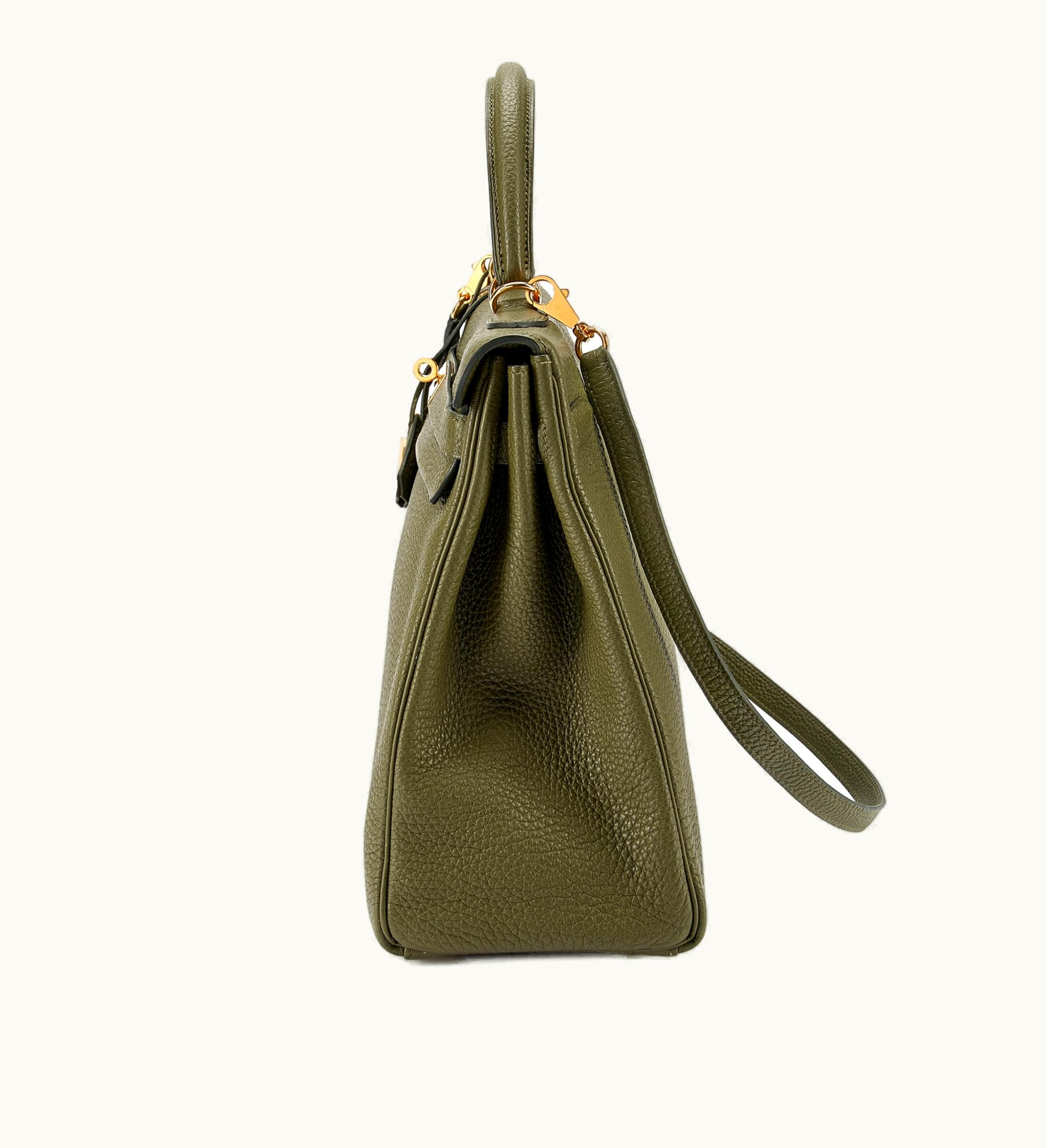 Hermès Kelly 40cm - Vert Veronese - Epsom - Retourne - Gold (GHW)
