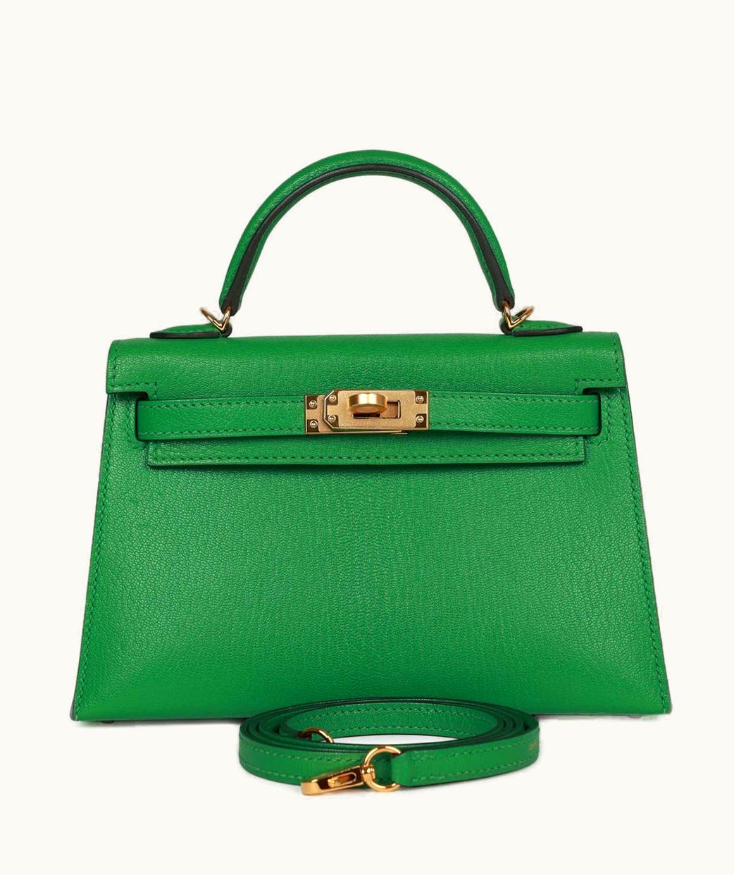 Hermès Kelly 40cm - Bambou - Togo - Sellier - Gold (GHW)