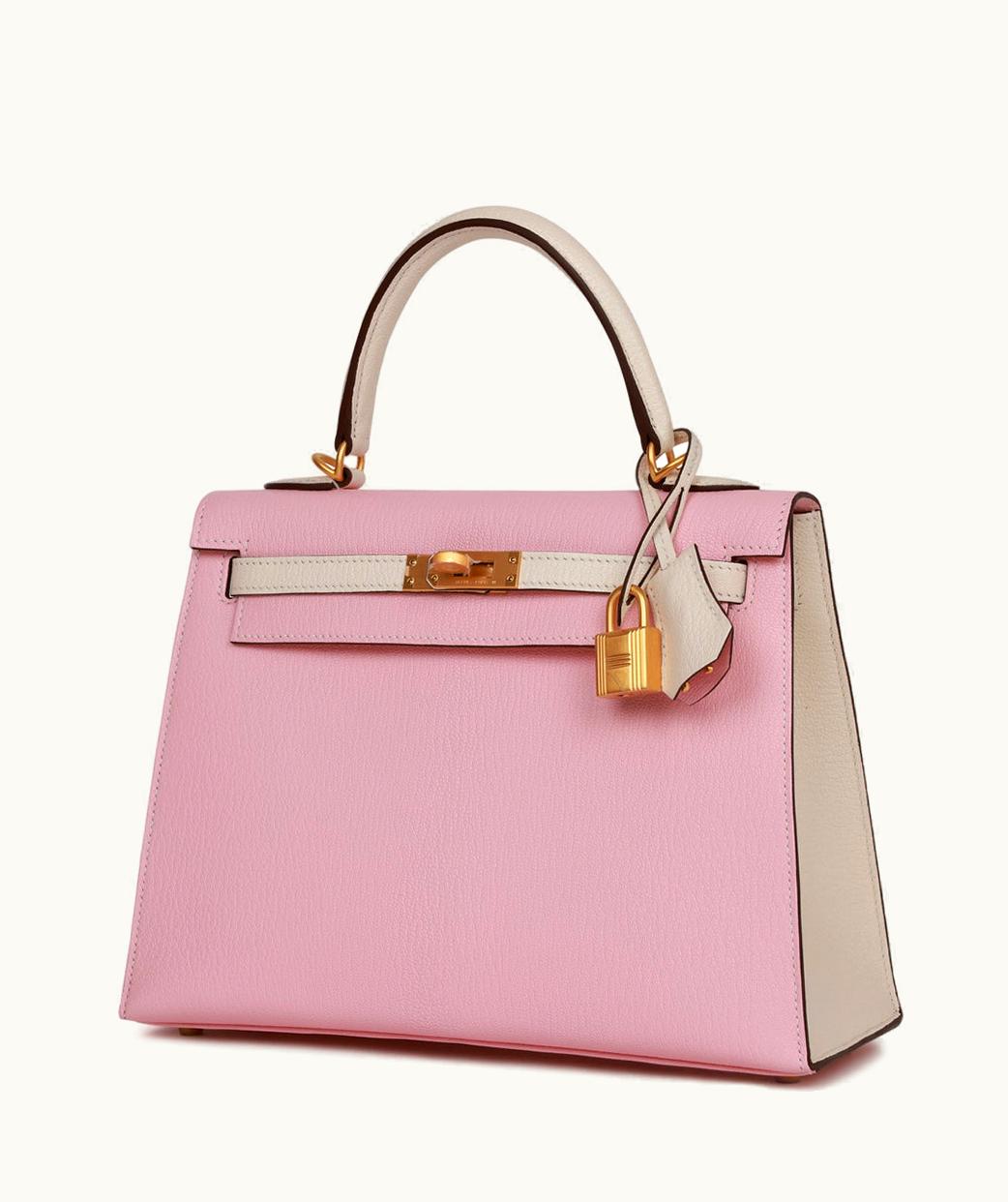 Hermès Kelly 40cm - Rose Sakura - Swift - Sellier - Gold (GHW)
