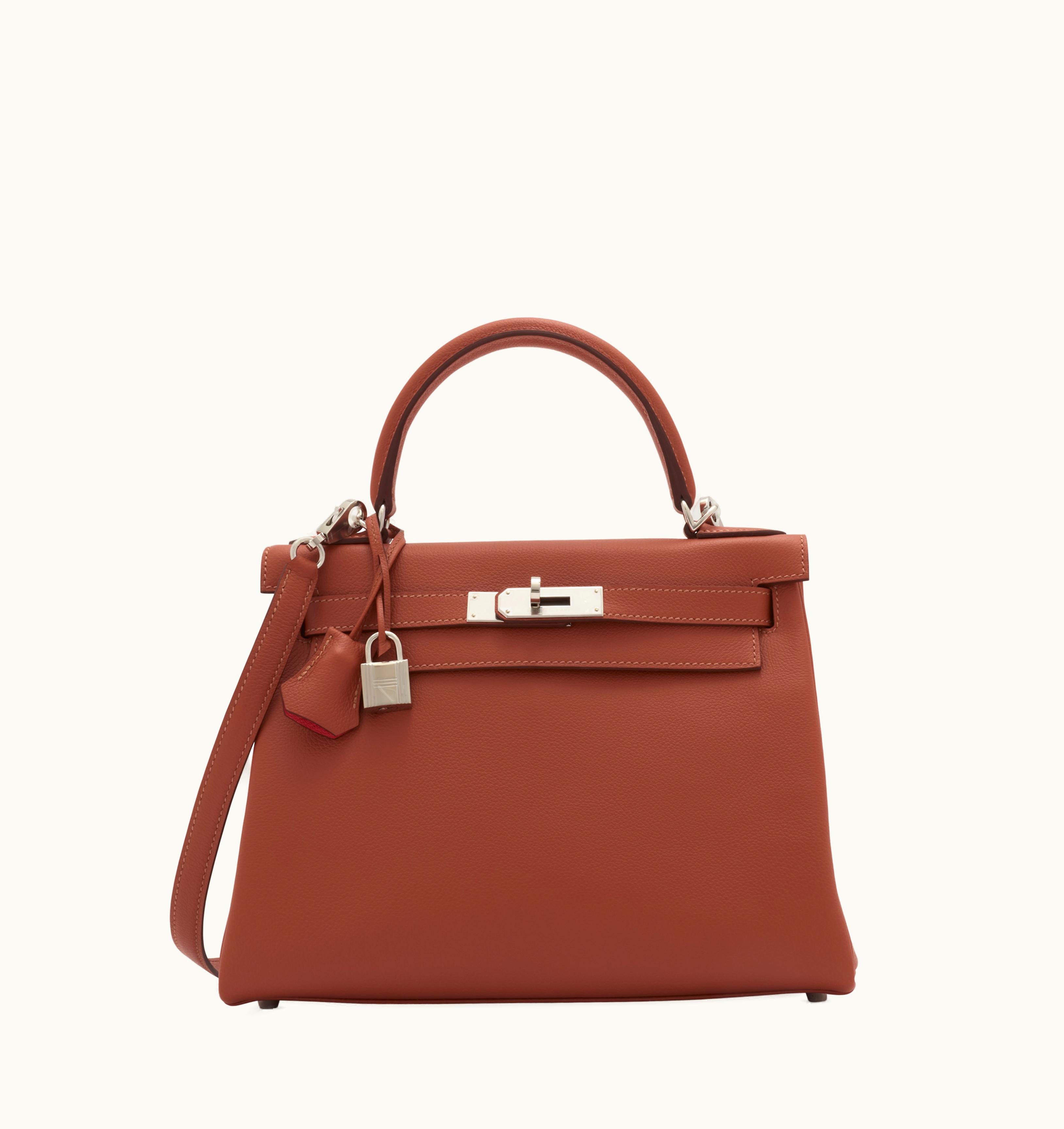Hermès Kelly 40cm - Rose Jaipur - Swift - Retourne - Palladium (PHW)