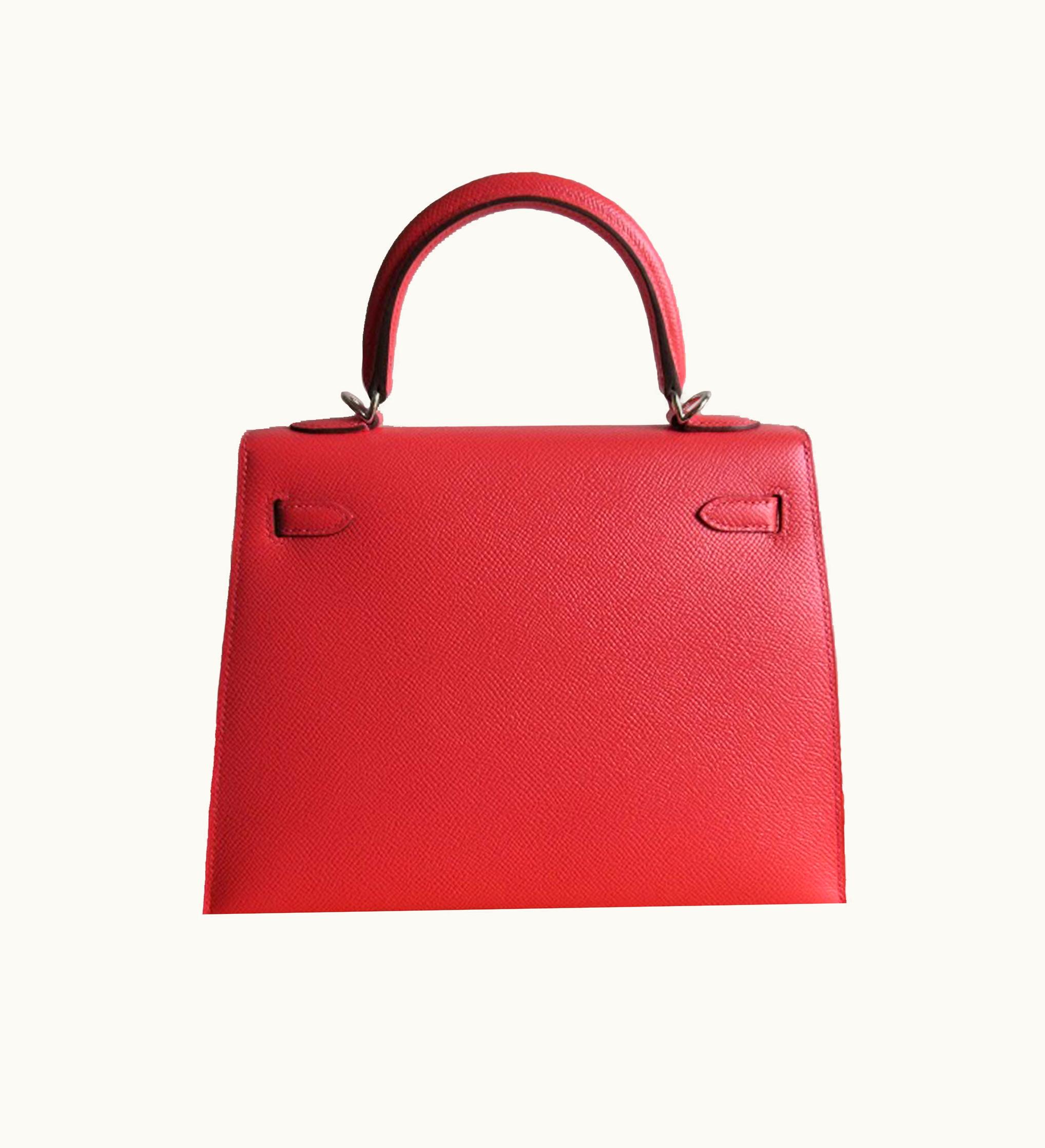 Hermès Kelly 40cm - Rose Jaipur - Swift - Sellier - Palladium (PHW)