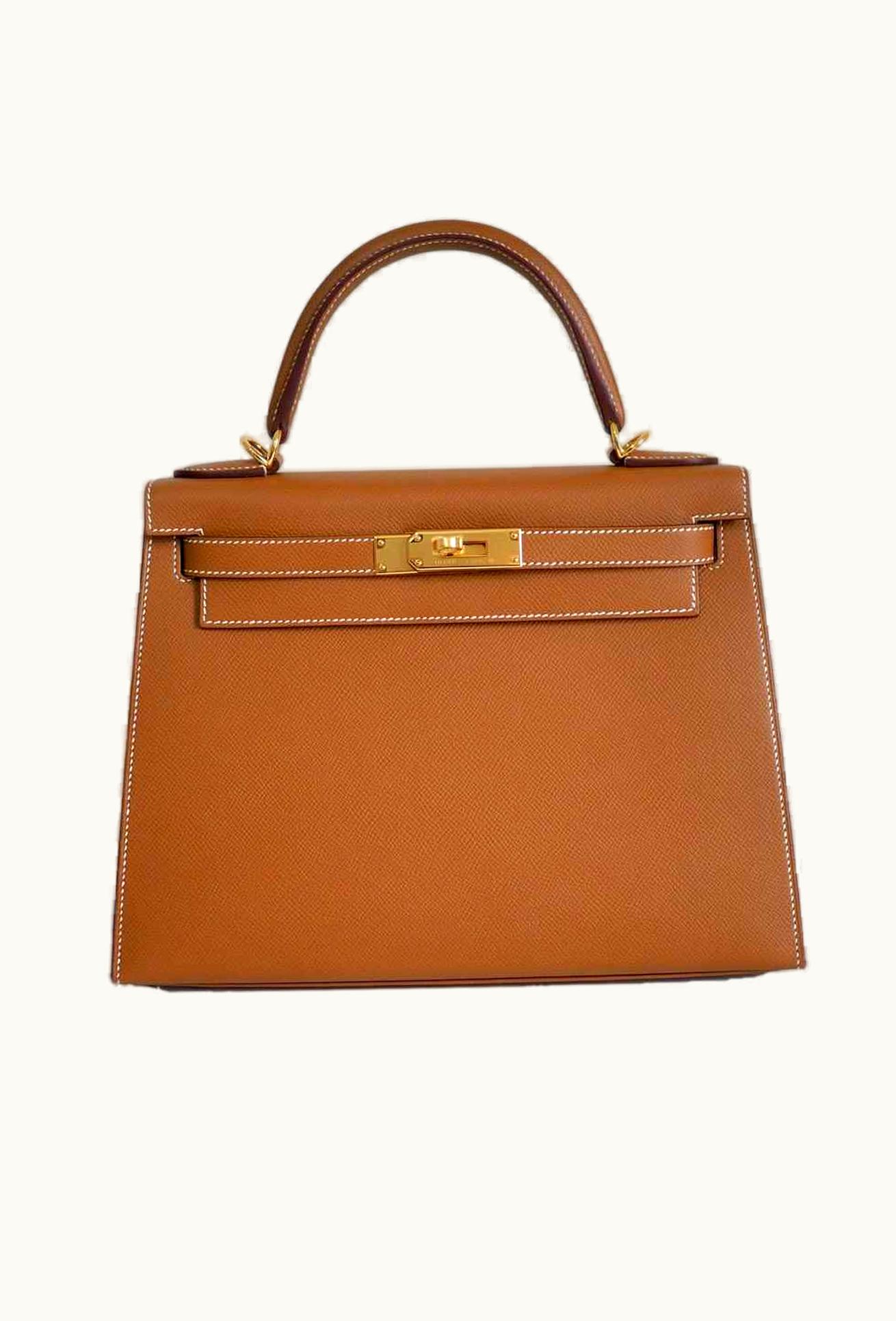 Hermès Kelly 40cm - Cuivre - Clemence - Sellier - Gold (GHW)