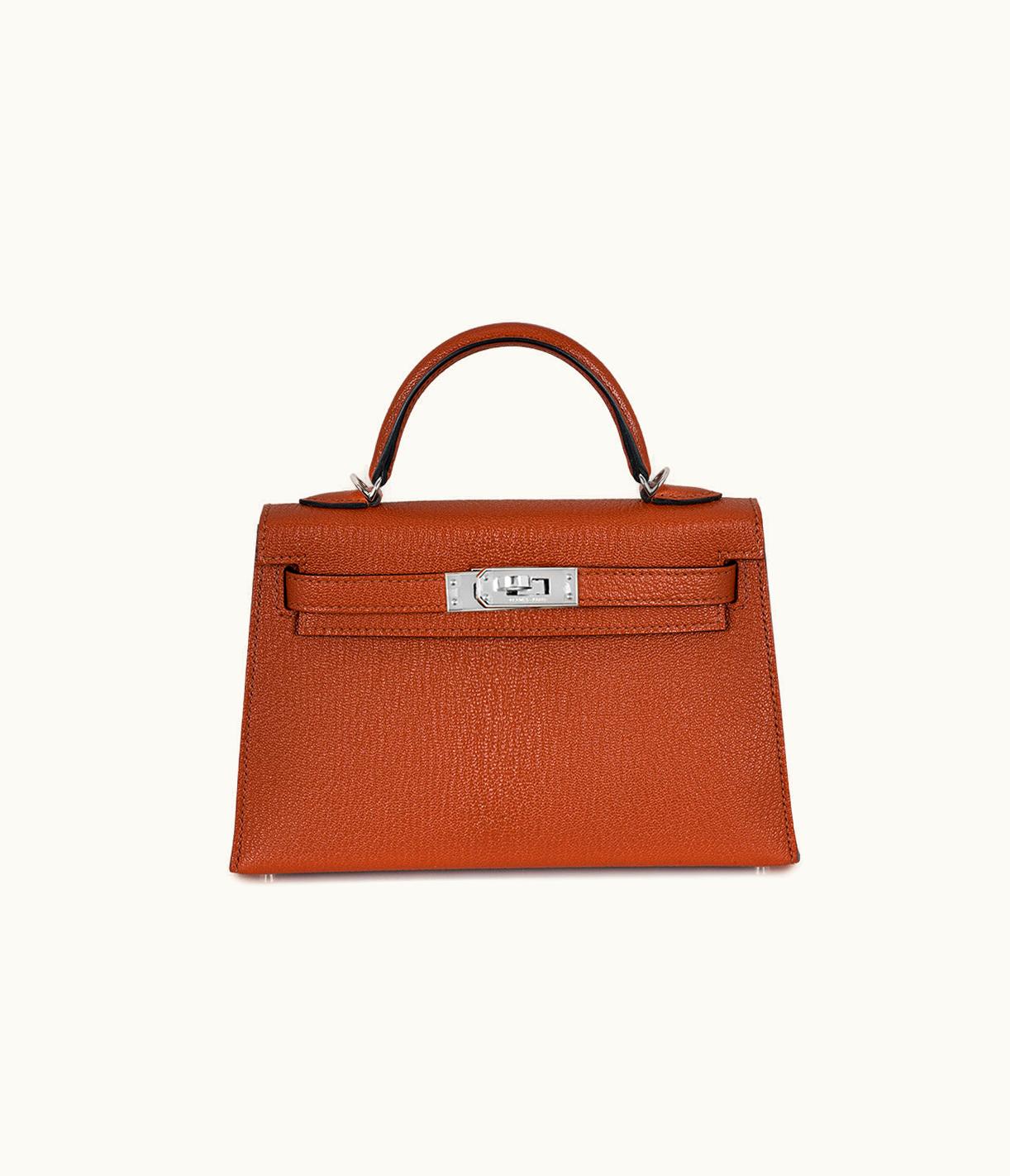 Hermès Kelly 40cm - Cuivre - Swift - Sellier - Palladium (PHW)