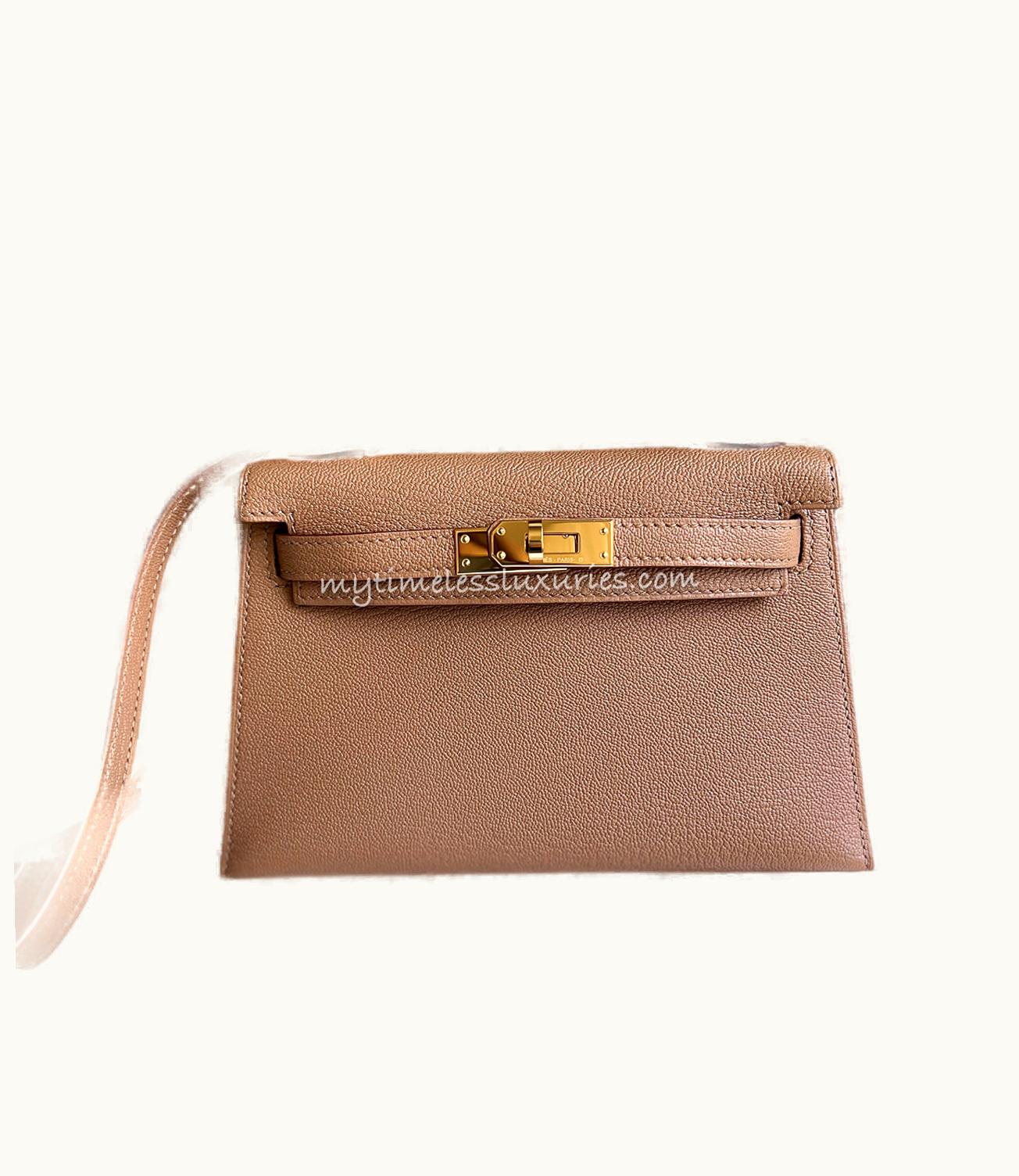 Hermès Kelly 40cm - Quebracho - Epsom - Retourne - Gold (GHW)