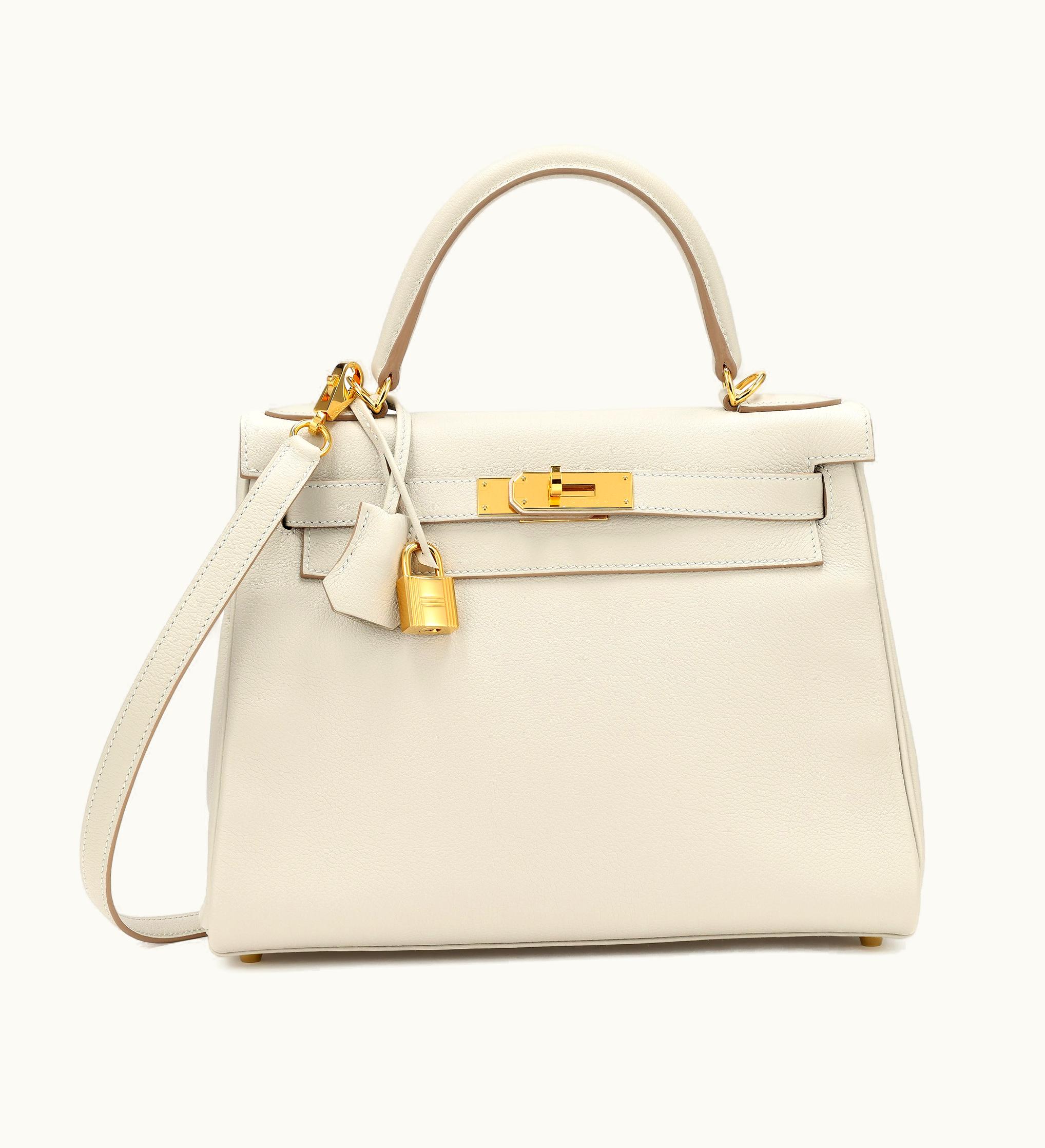 Hermès Kelly 40cm - Gris Perle - Swift - Retourne - Gold (GHW)
