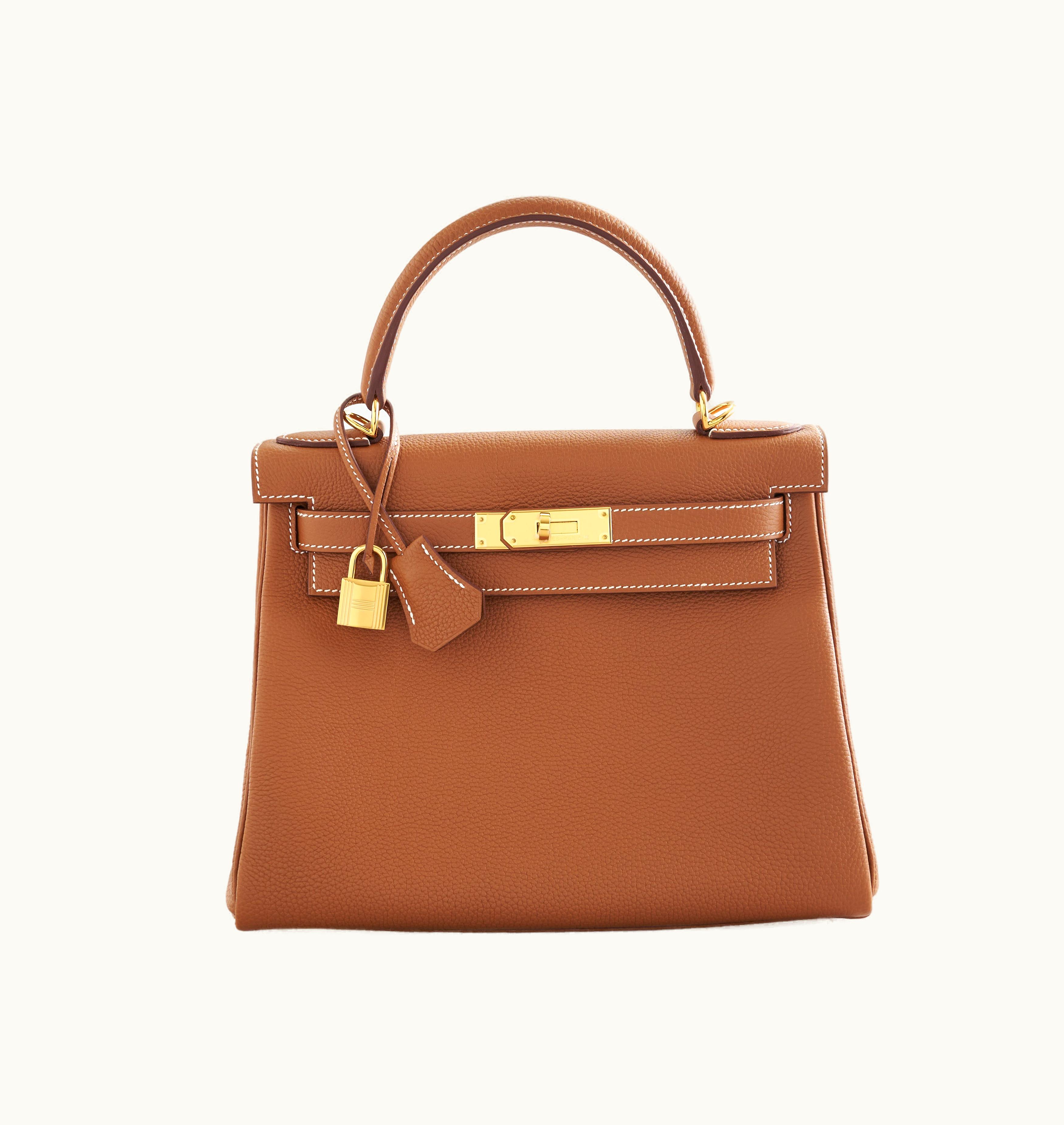 Hermès Kelly 40cm - Nata - Epsom - Retourne - Gold (GHW)