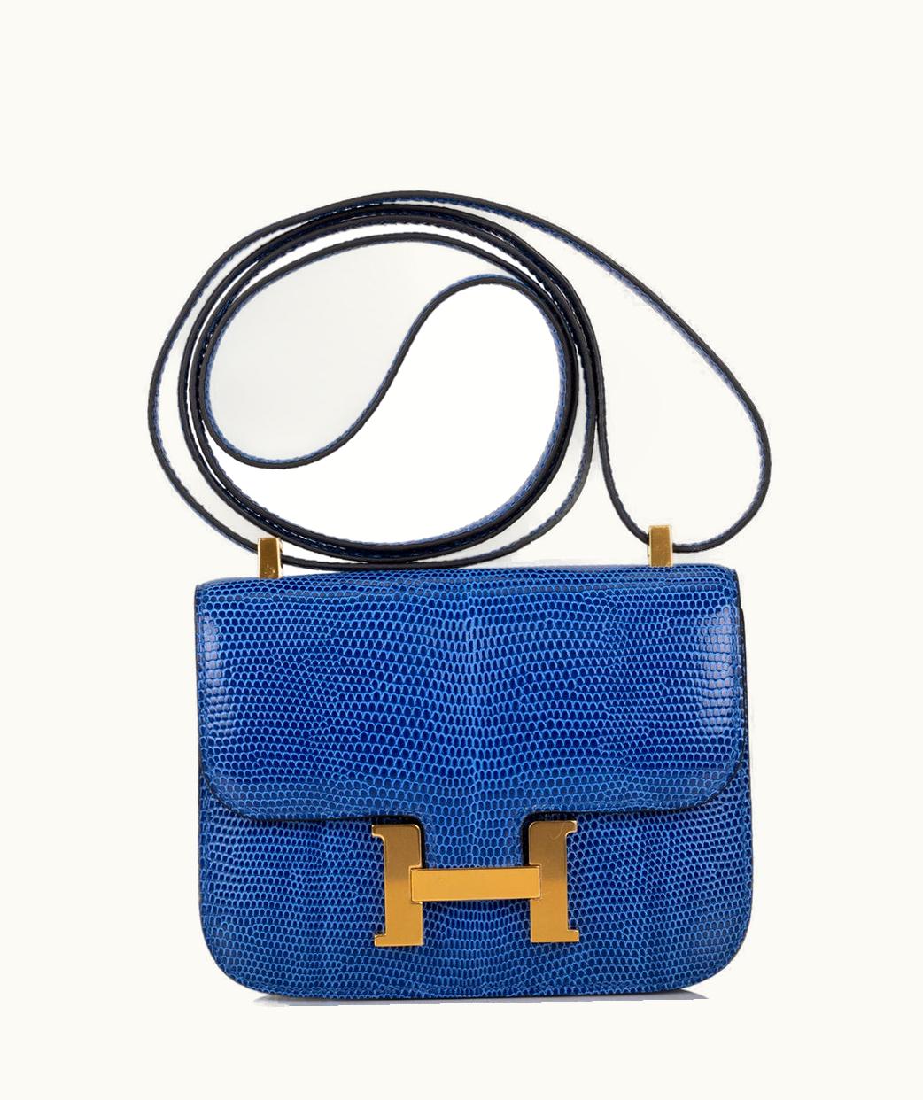 Hermès Constance Micro 14 - Bleu Saphir - Swift - Gold (GHW)