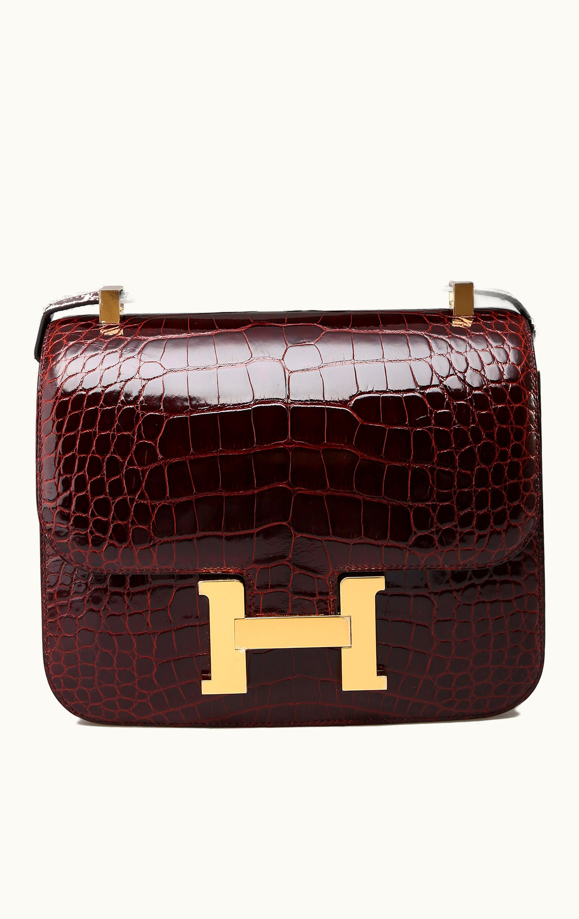 Hermès Constance Micro 14 - Bourgogne - Swift - Gold (GHW)