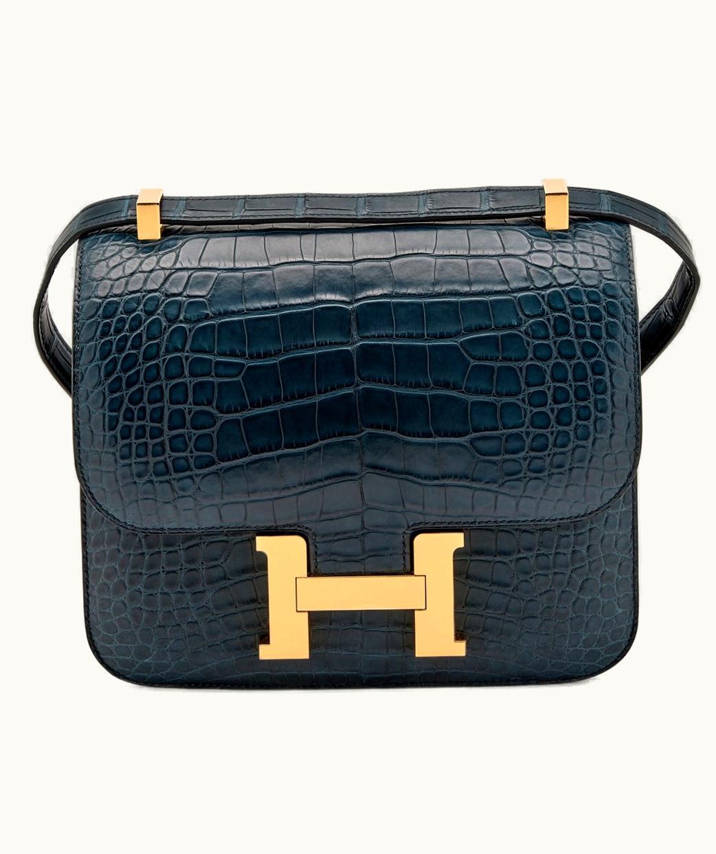 Hermès Constance Micro 14 - Vert Rousseau - Swift - Gold (GHW)