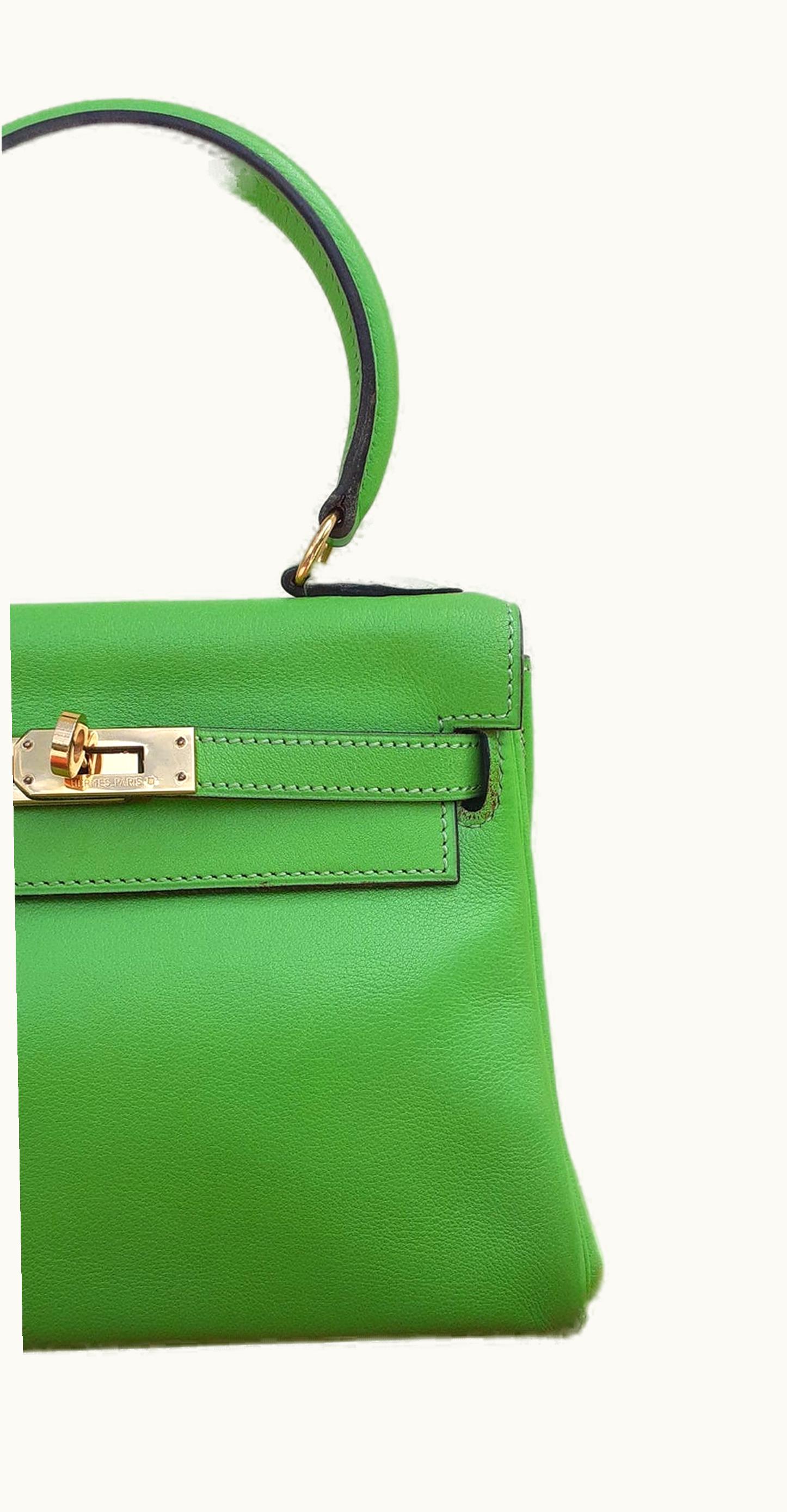 Hermès Constance Micro 14 - Vert Cru - Epsom - Gold (GHW)