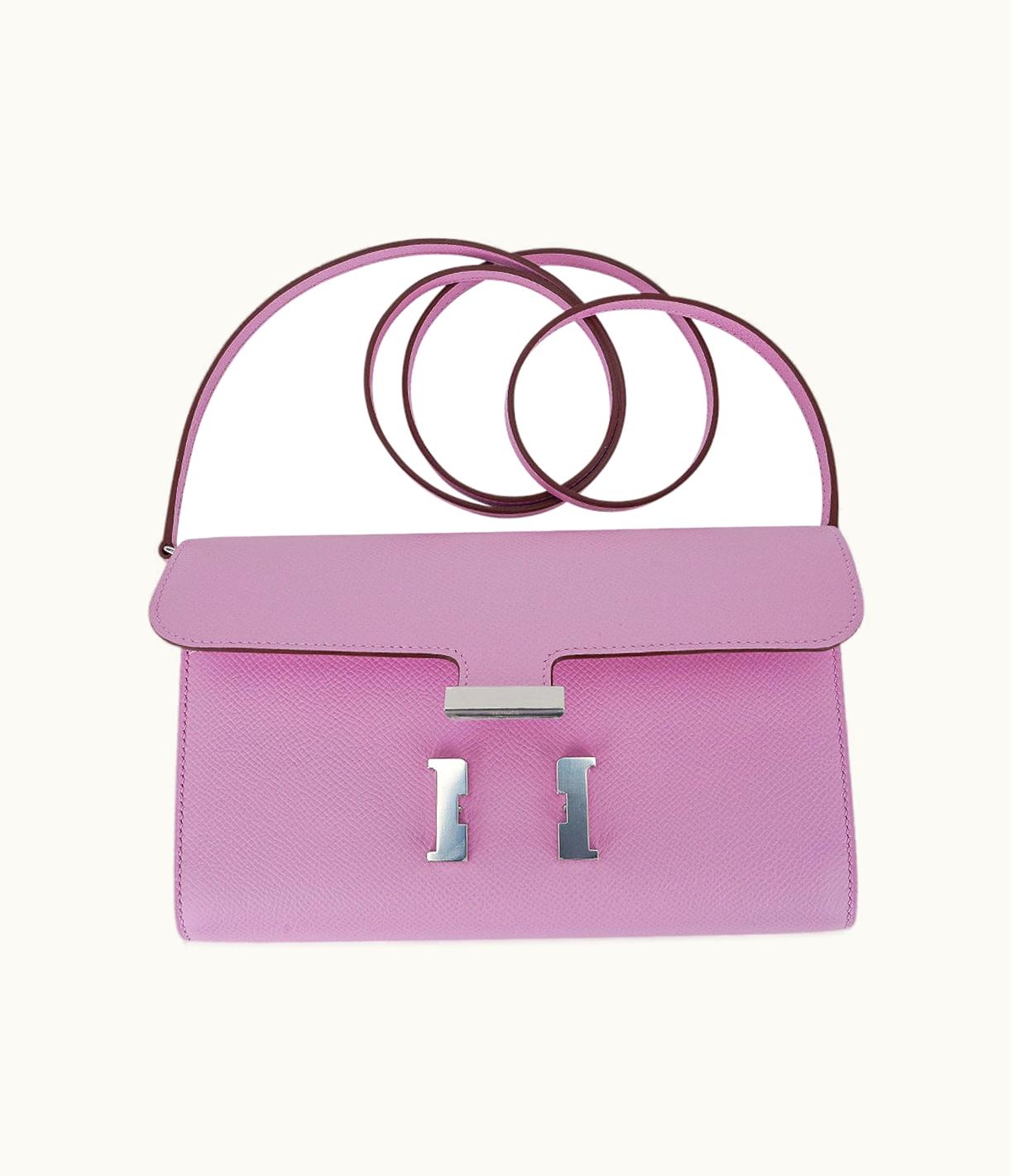 Hermès Constance Micro 14 - Mauve Sylvestre - Swift - Palladium (PHW)