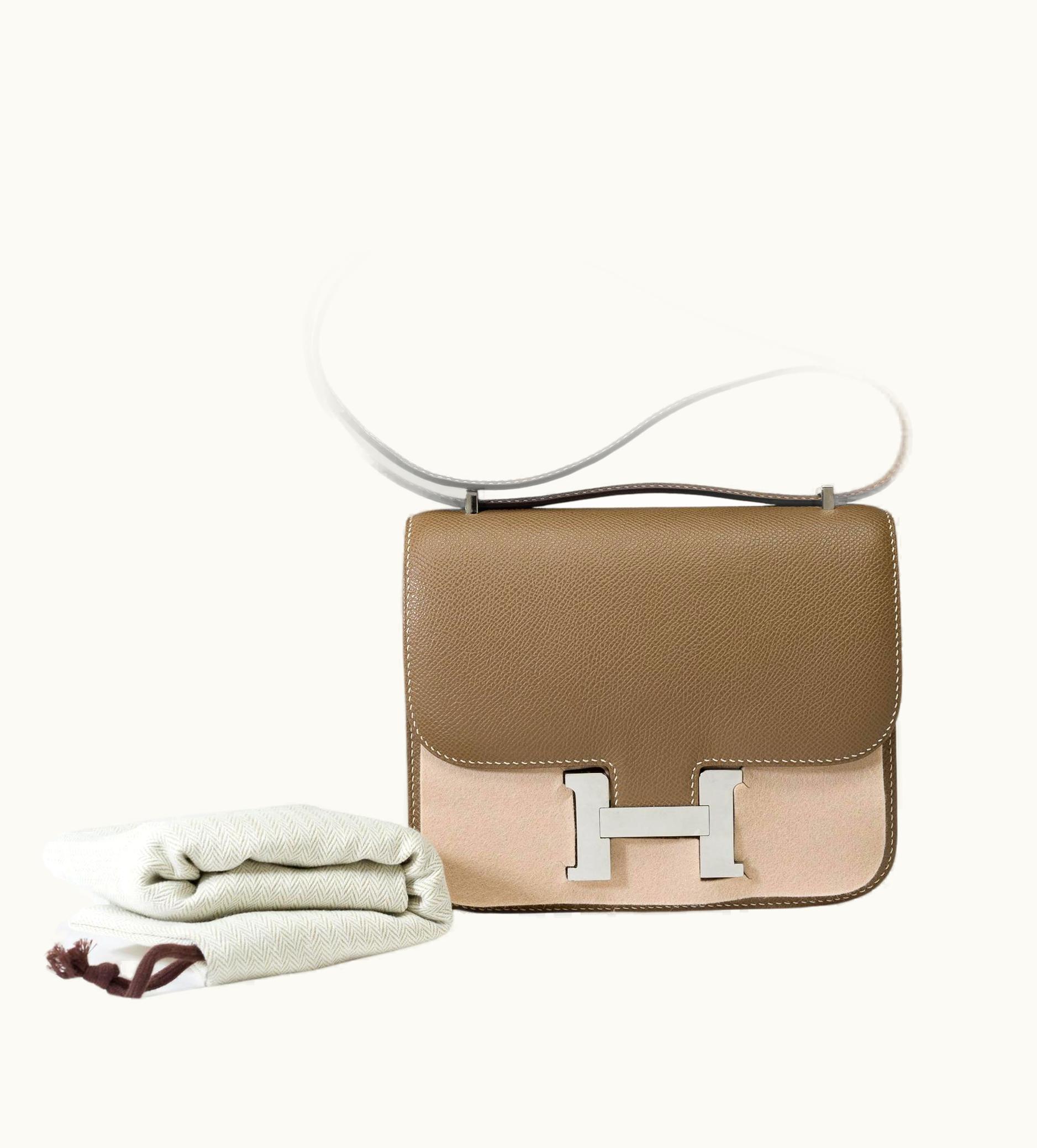 Hermès Constance Micro 14 - Etoupe - Epsom - Palladium (PHW)