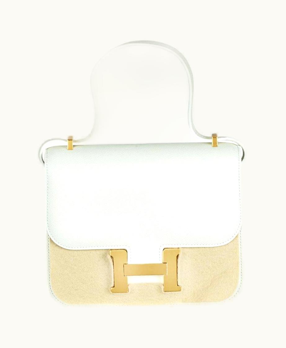 Hermès Constance Micro 14 - Craie - Swift - Gold (GHW)
