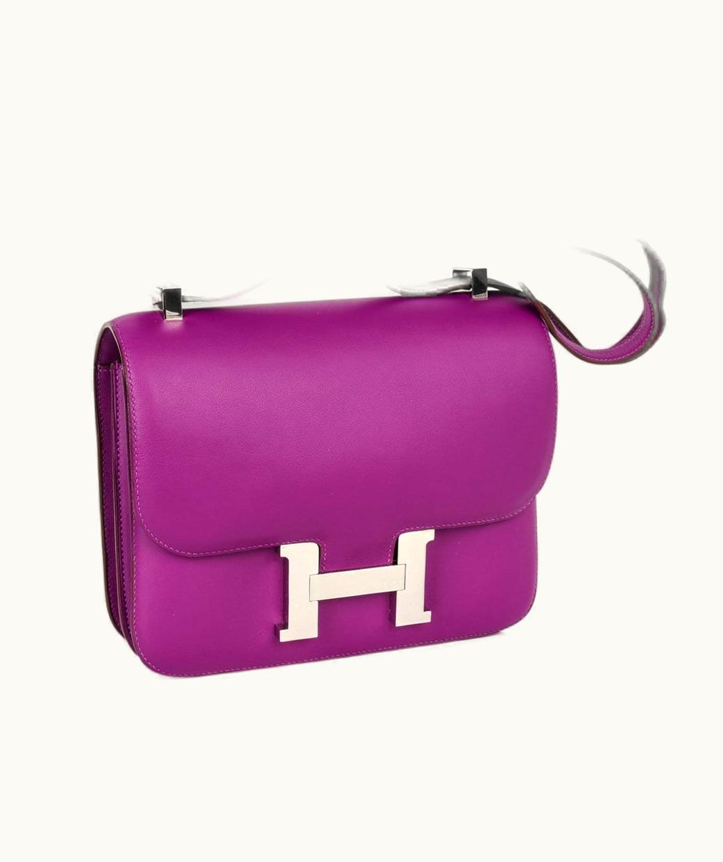 Hermès Constance Micro 14 - Anemone - Epsom - Palladium (PHW)