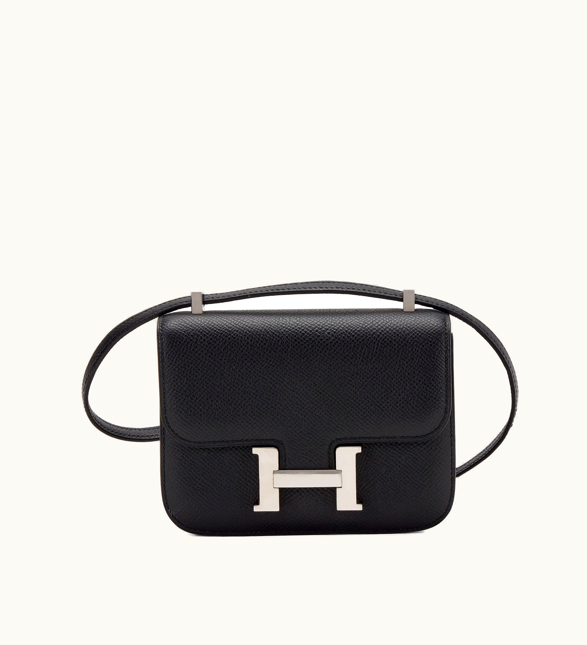 Hermès Constance Micro 14 - Black - Swift - Palladium (PHW)