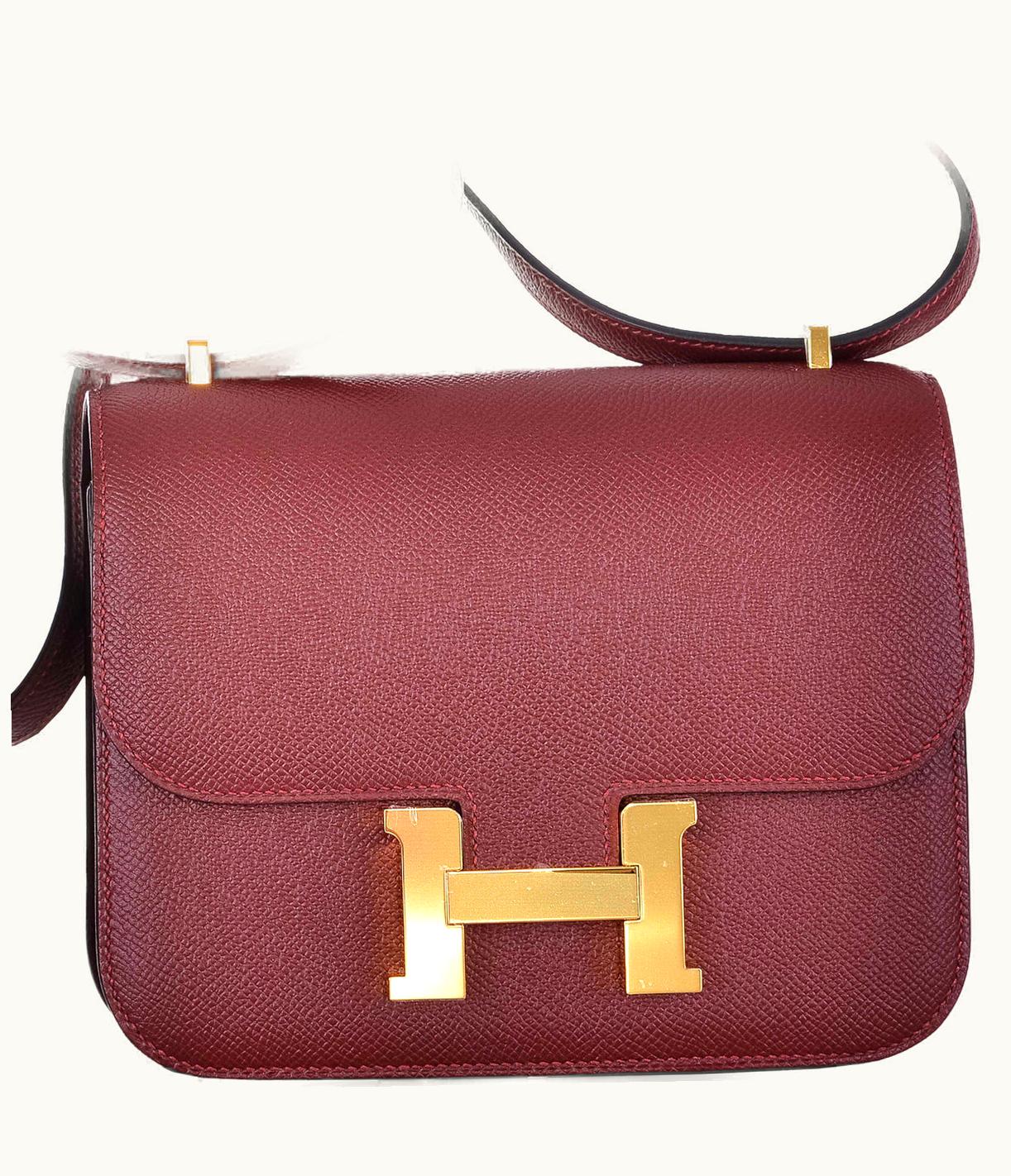 Hermès Constance Mini 18 - Rouge H - Swift - Gold (GHW)