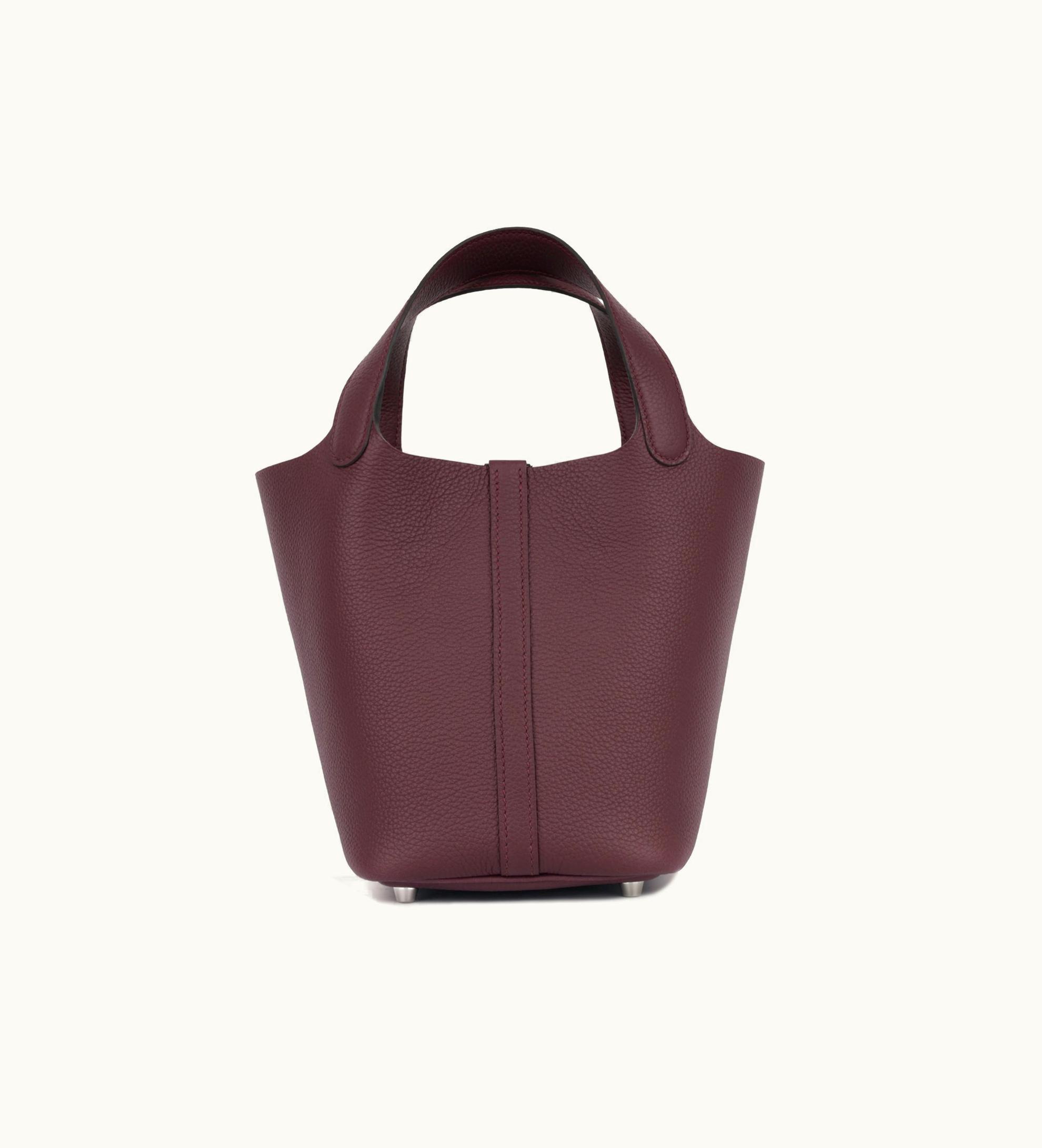 Hermès Constance Mini 18 - Bordeaux - Swift - Palladium (PHW)