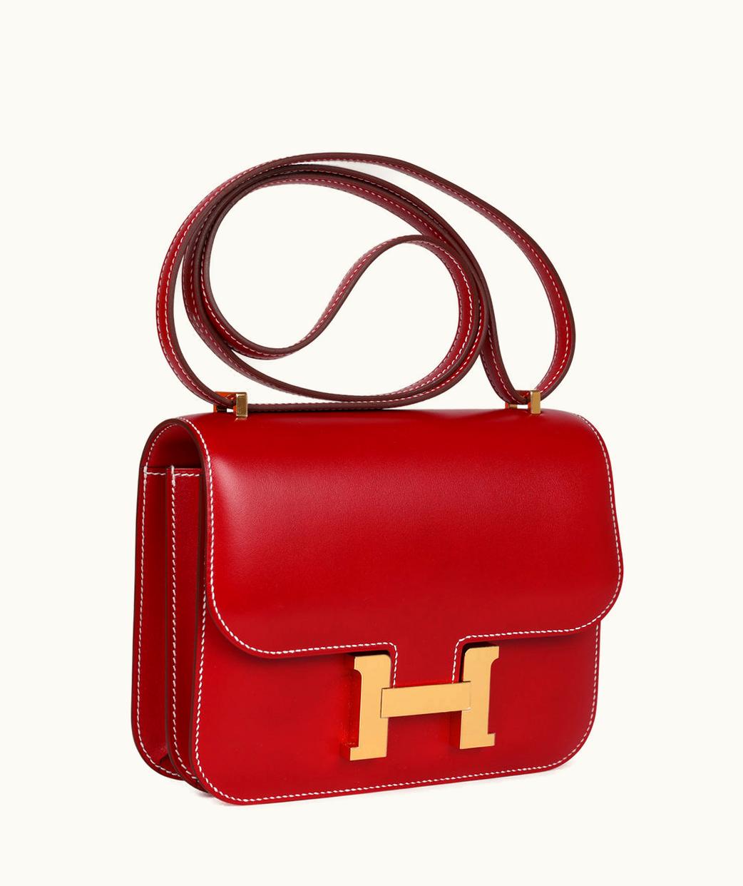 Hermès Constance Mini 18 - Rouge Piment - Swift - Gold (GHW)