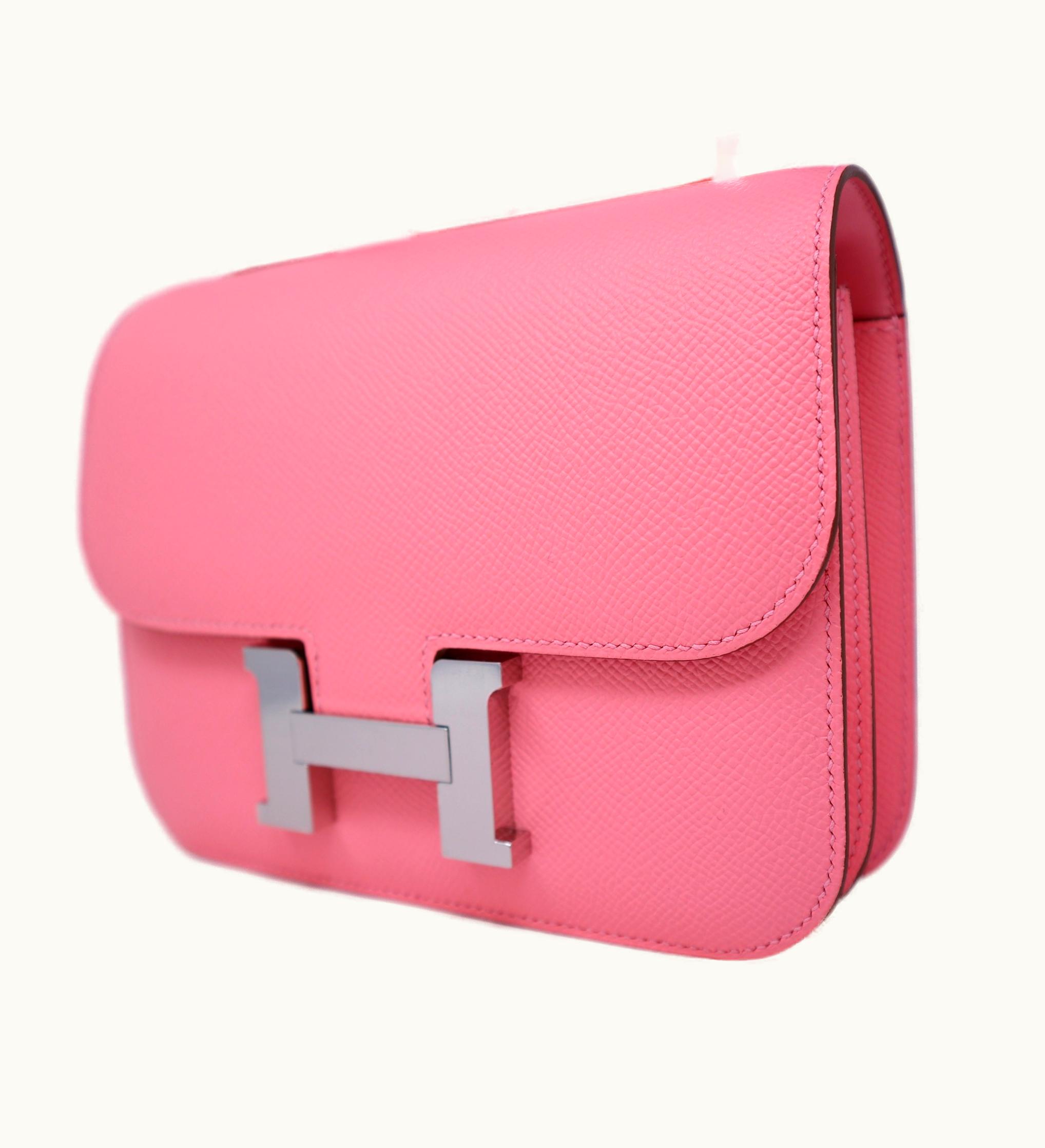 Hermès Constance Mini 18 - Feu - Swift - Palladium (PHW)