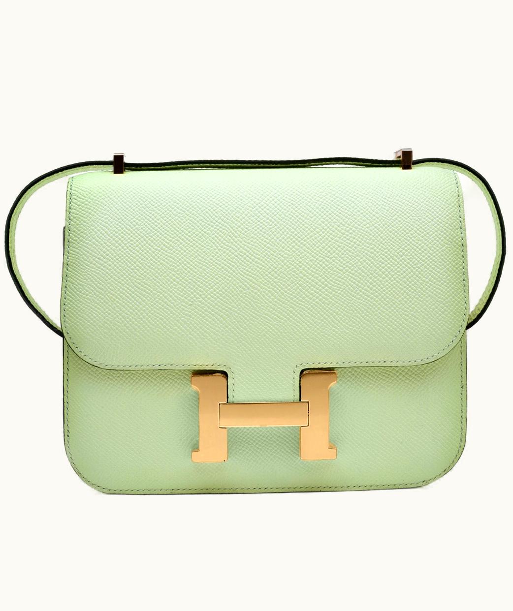 Hermès Constance Mini 18 - Vert Fizz - Epsom - Gold (GHW)