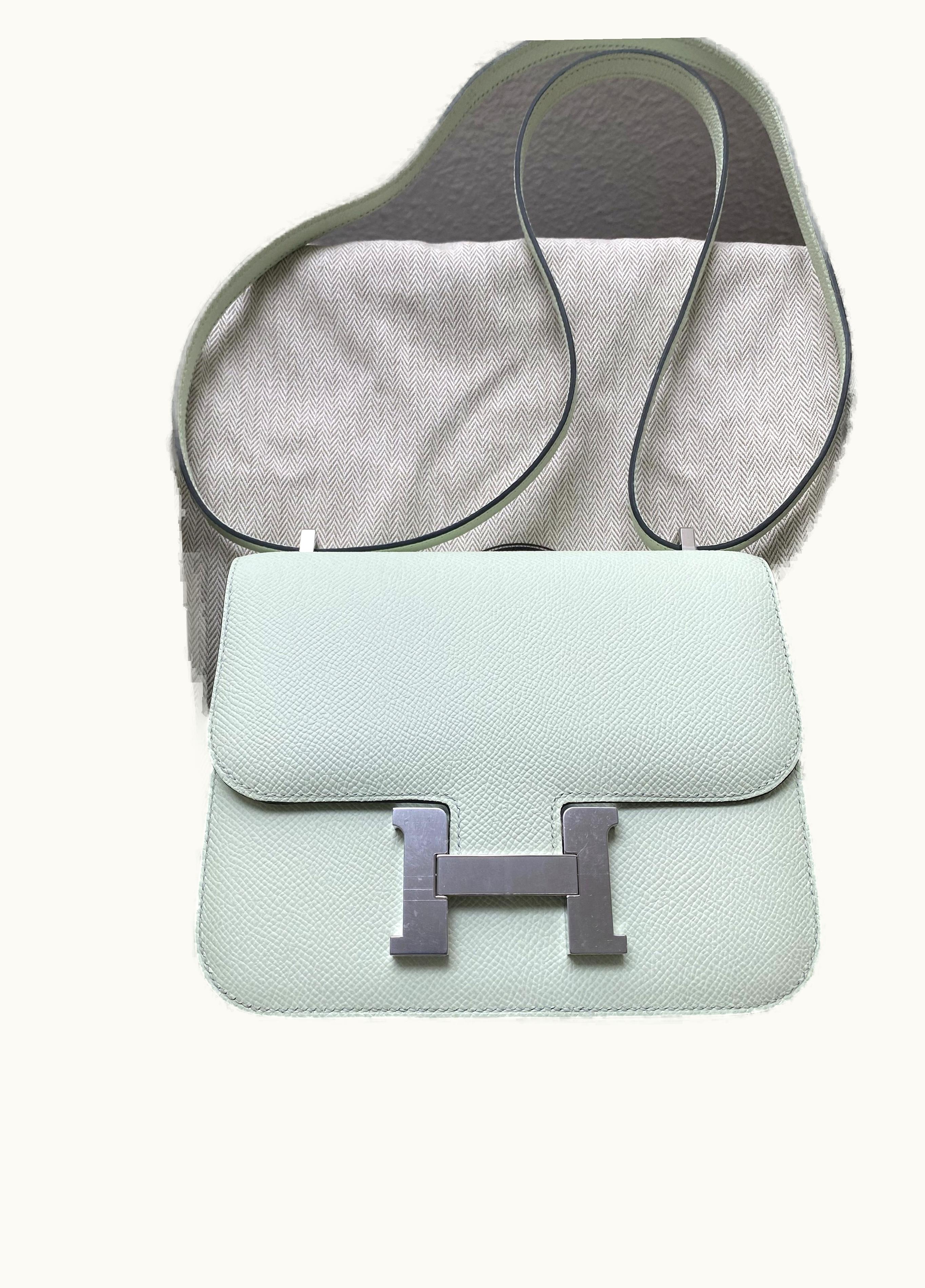 Hermès Constance Mini 18 - Vert Fizz - Epsom - Palladium (PHW)