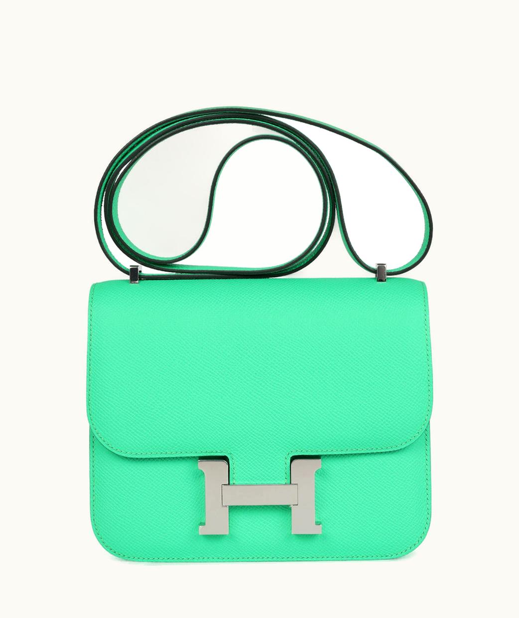Hermès Constance Mini 18 - Vert Comics - Epsom - Palladium (PHW)