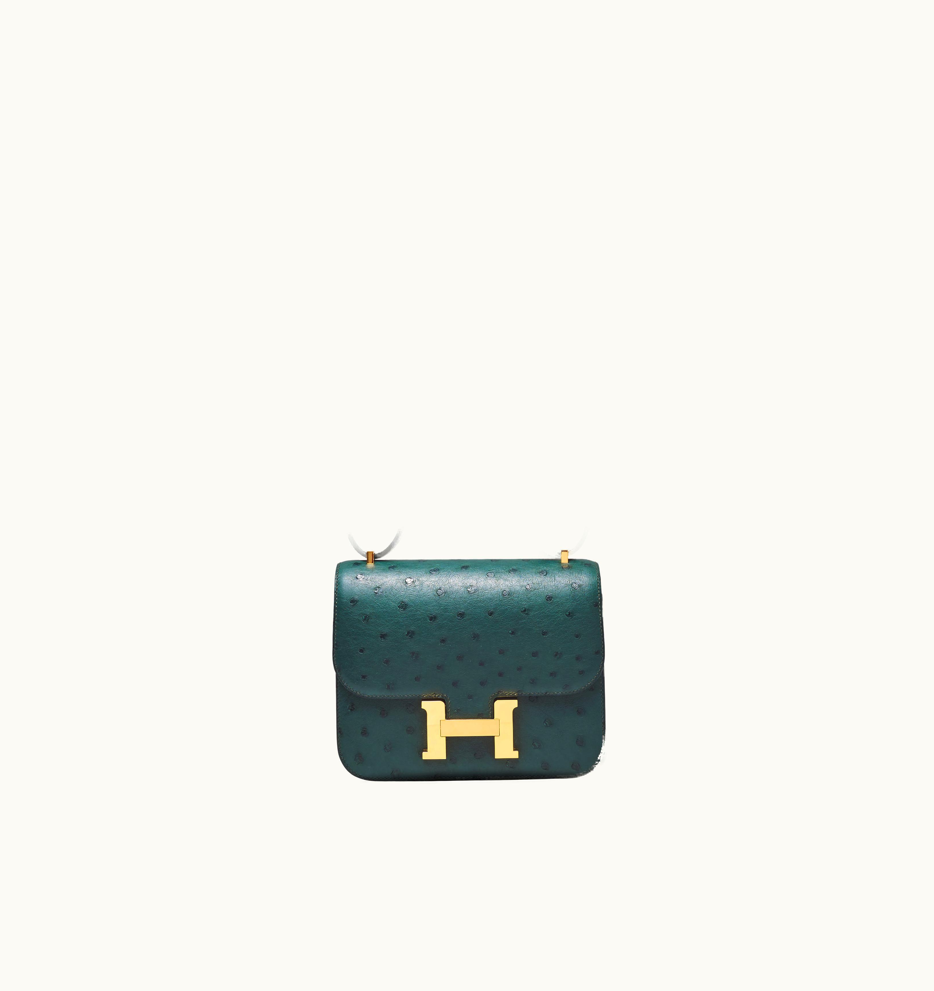 Hermès Hermès Constance Mini 18 - Vert Titien - Swift - Gold (GHW)