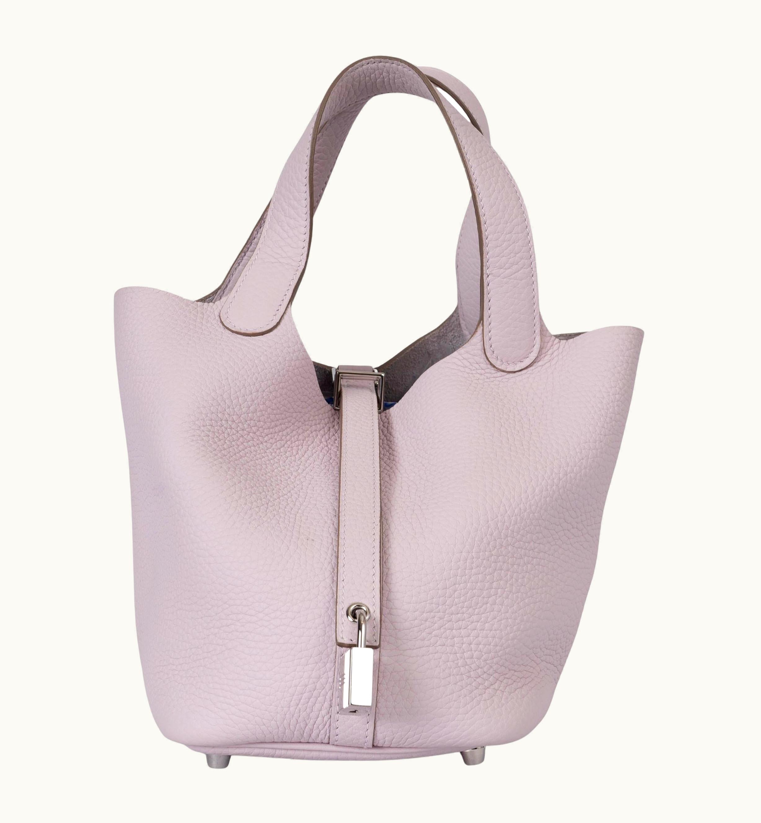 Hermès Hermès Constance Mini 18 - Mauve Pale - Epsom - Palladium (PHW)