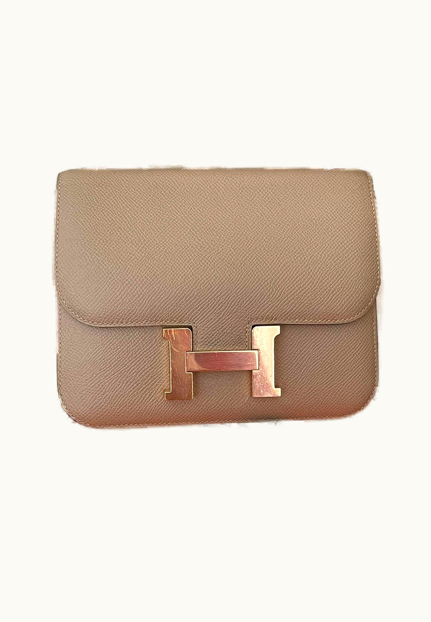 Hermès Hermès Constance Mini 18 - Gris Asphalt - Epsom - Gold (GHW)