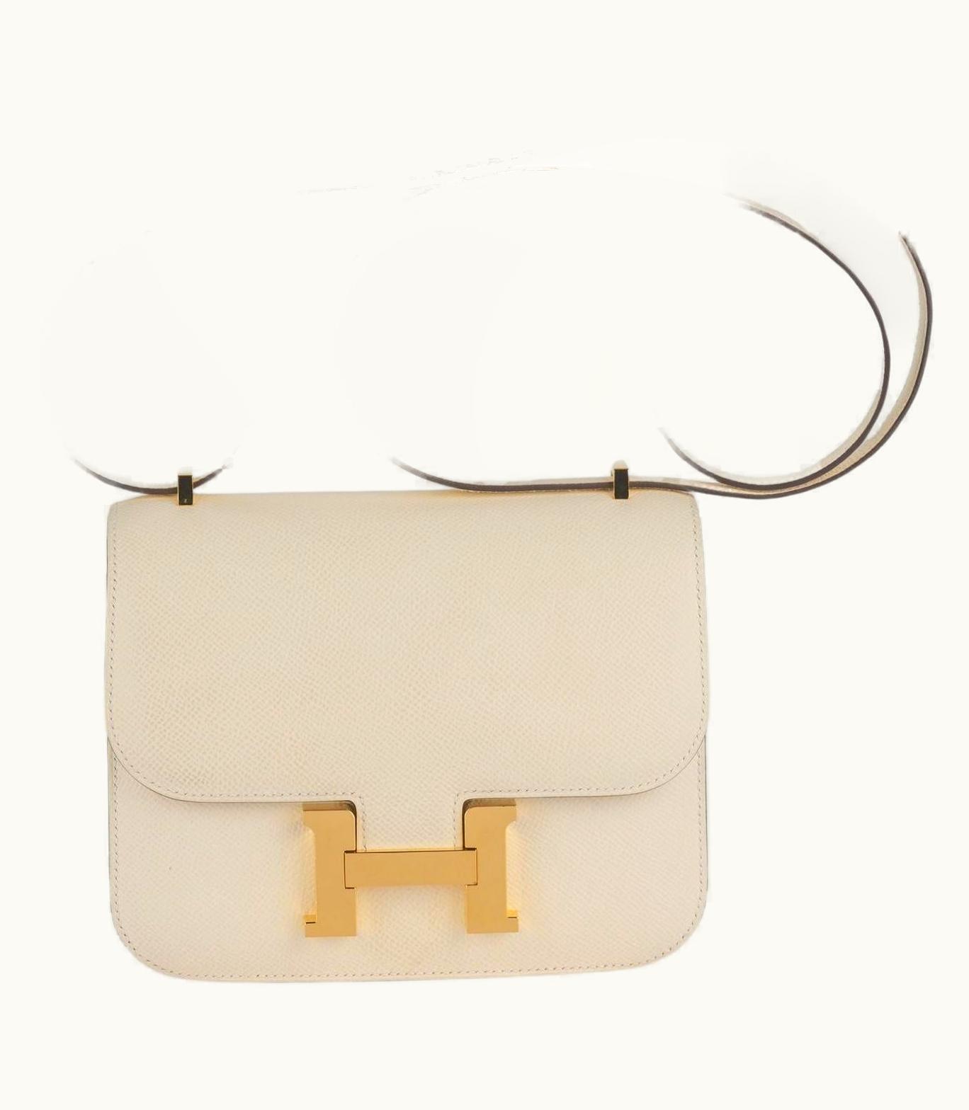 Hermès Hermès Constance Mini 18 - Craie - Epsom - Gold (GHW)