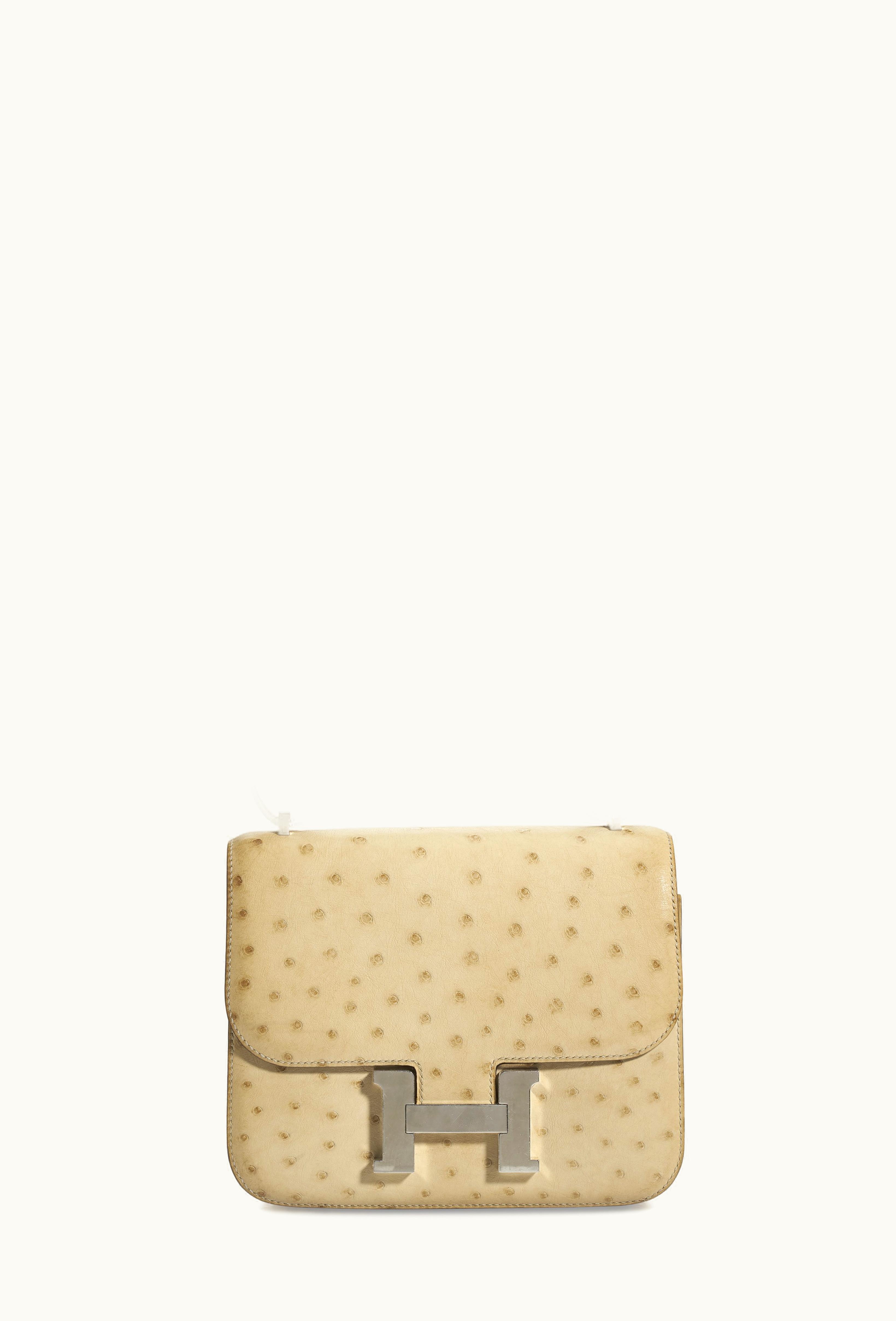 Hermès Hermès Constance Mini 18 - Parchemin - Epsom - Palladium (PHW)