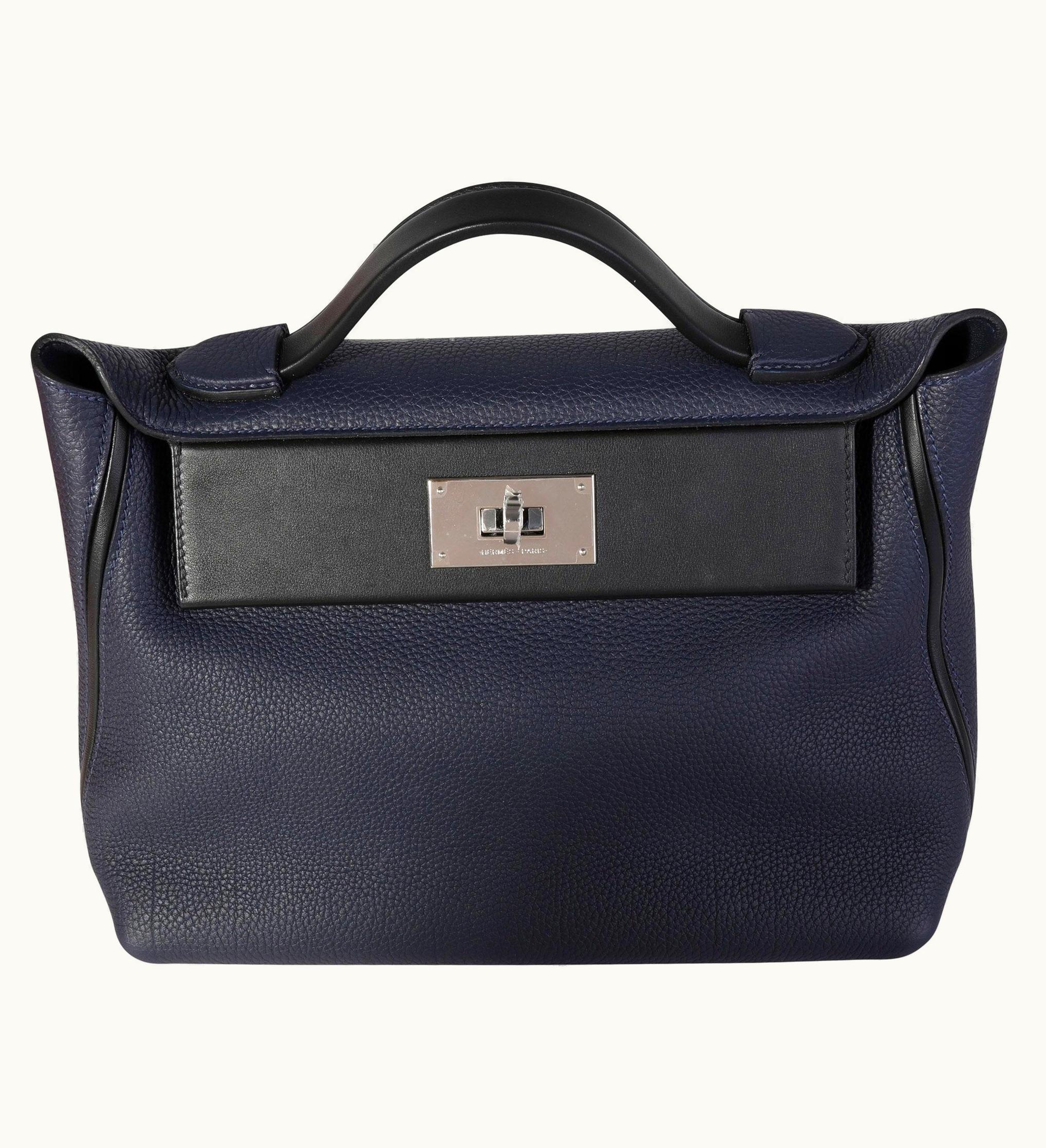 Hermès Hermès Constance 24 - Bleu Nuit - Epsom - Palladium (PHW)