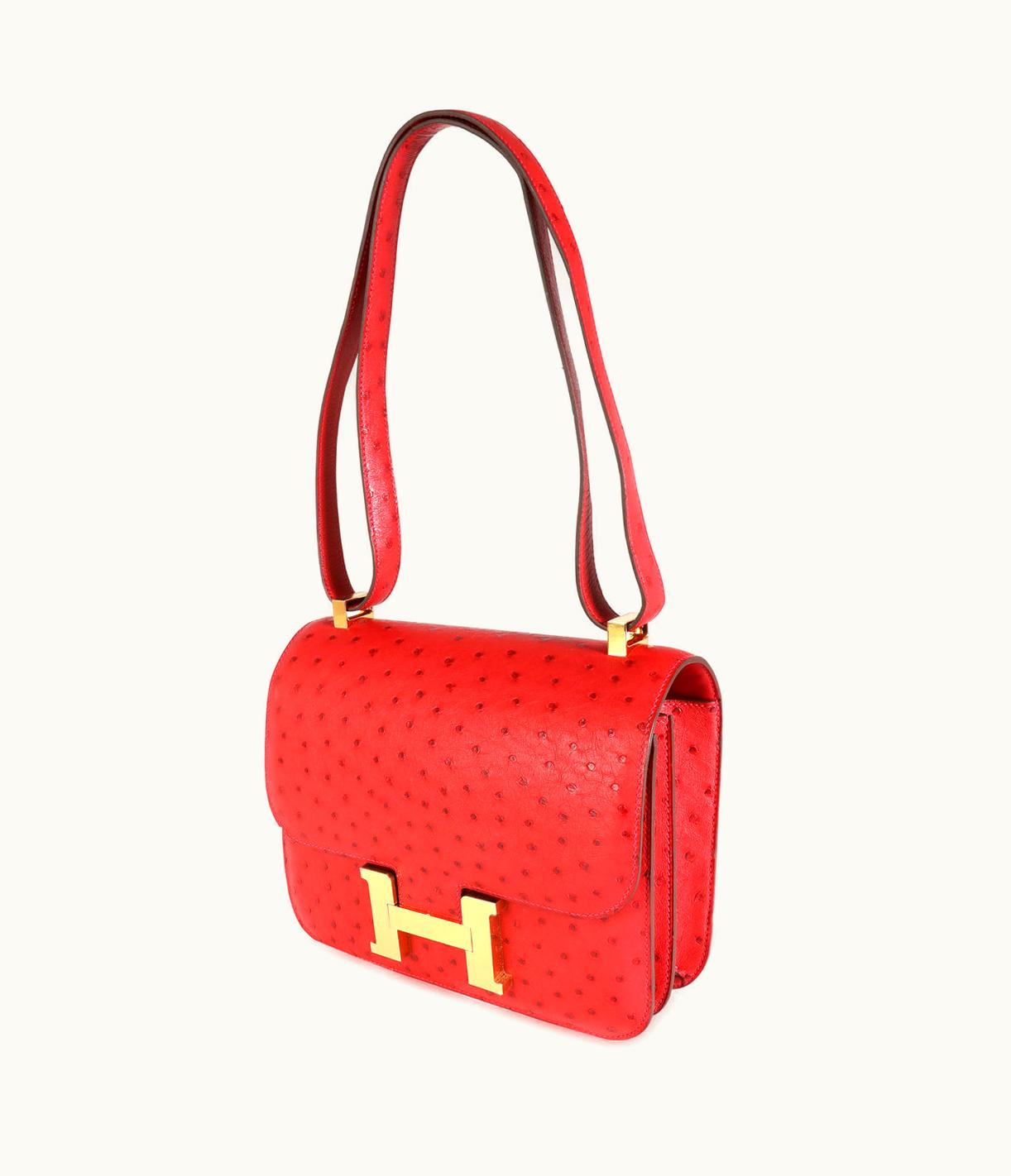 Hermès Hermès Constance 24 - Rouge Vif - Swift - Gold (GHW)