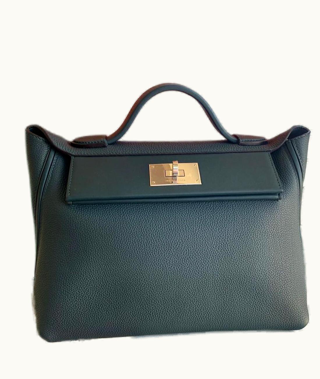 Hermès Hermès Constance 24 - Vert Cypres - Epsom - Palladium (PHW)