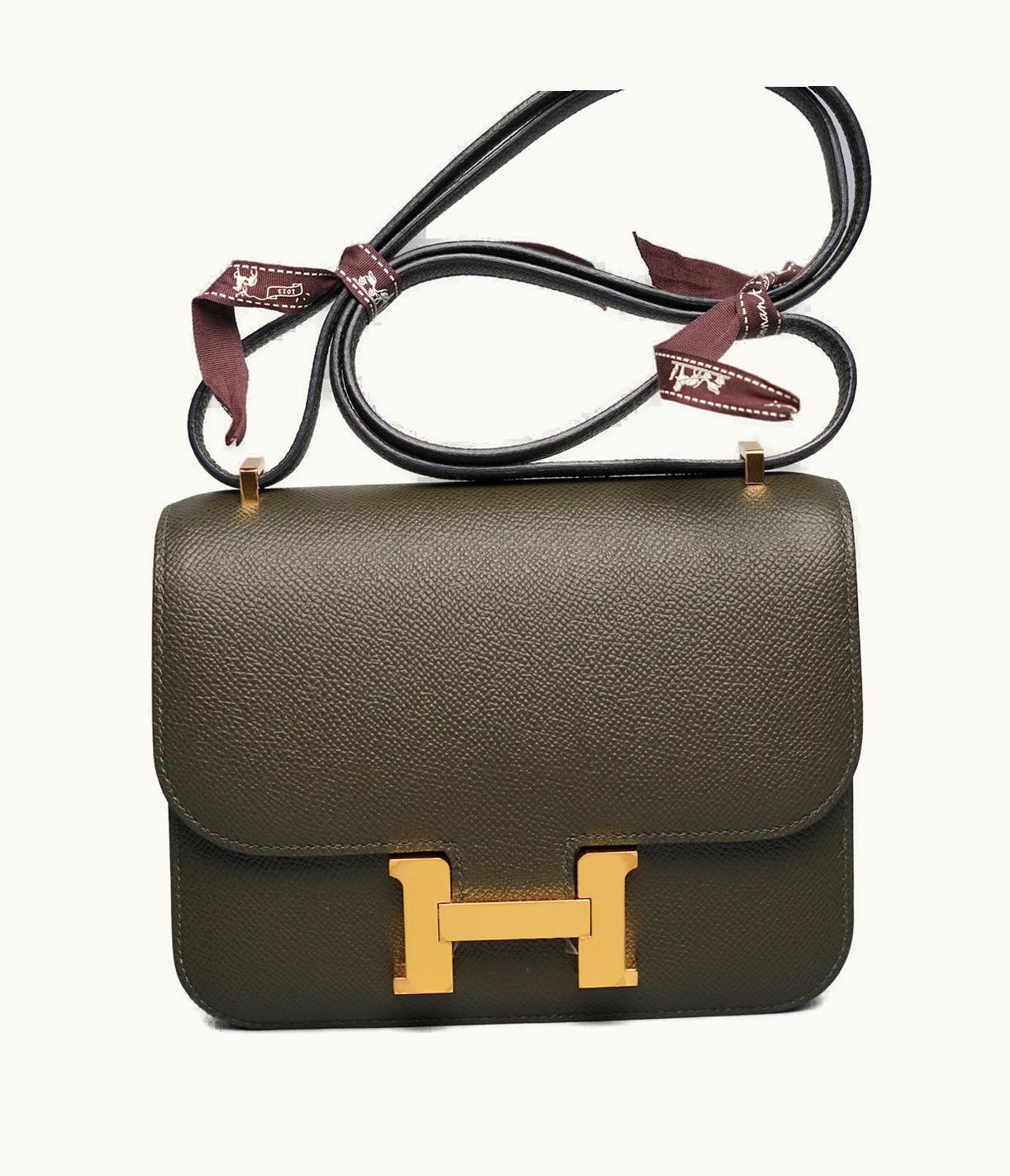 Hermès Hermès Constance 24 - Vert de Gris - Epsom - Gold (GHW)