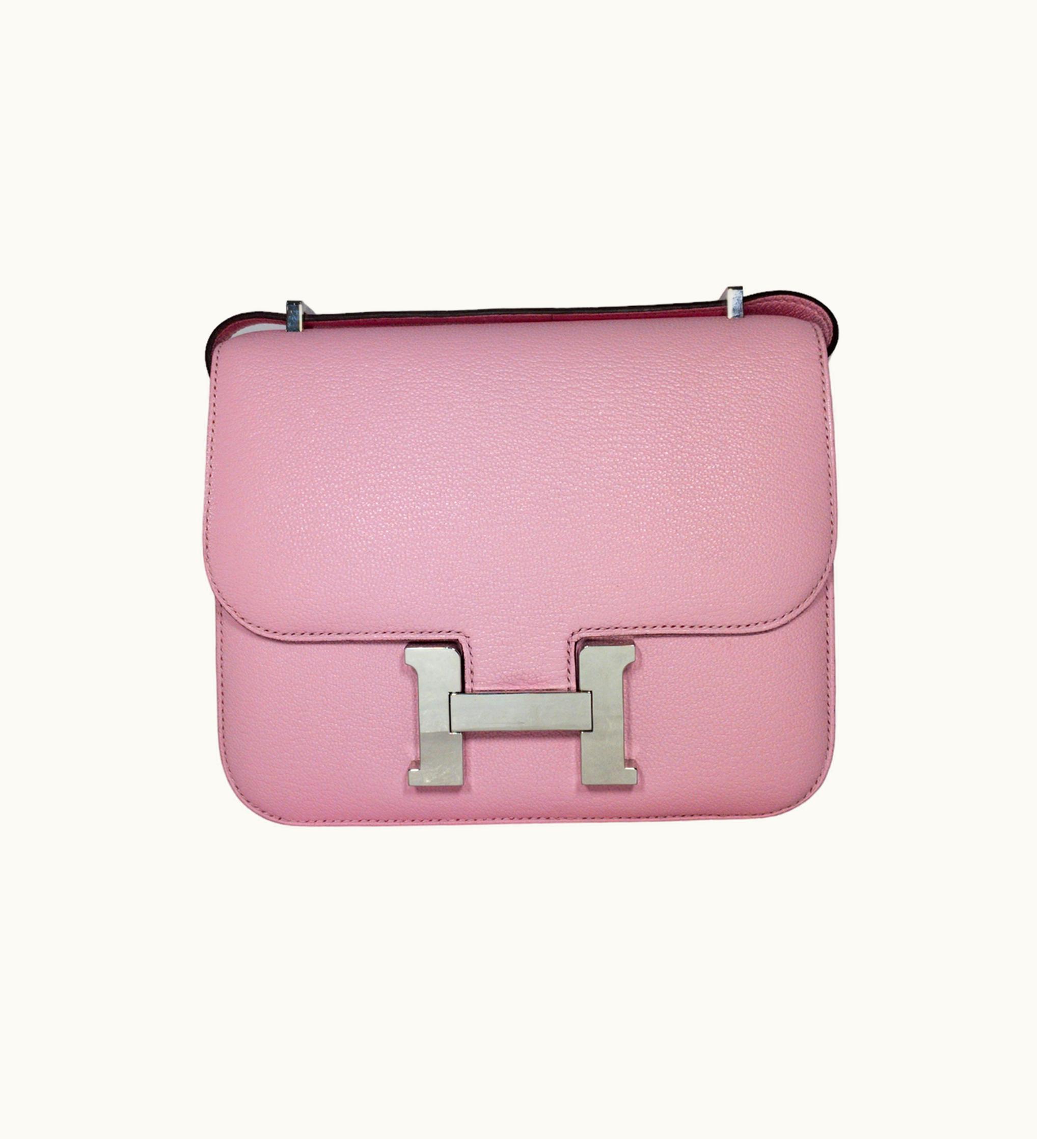 Hermès Hermès Constance 24 - Rose Sakura - Epsom - Palladium (PHW)