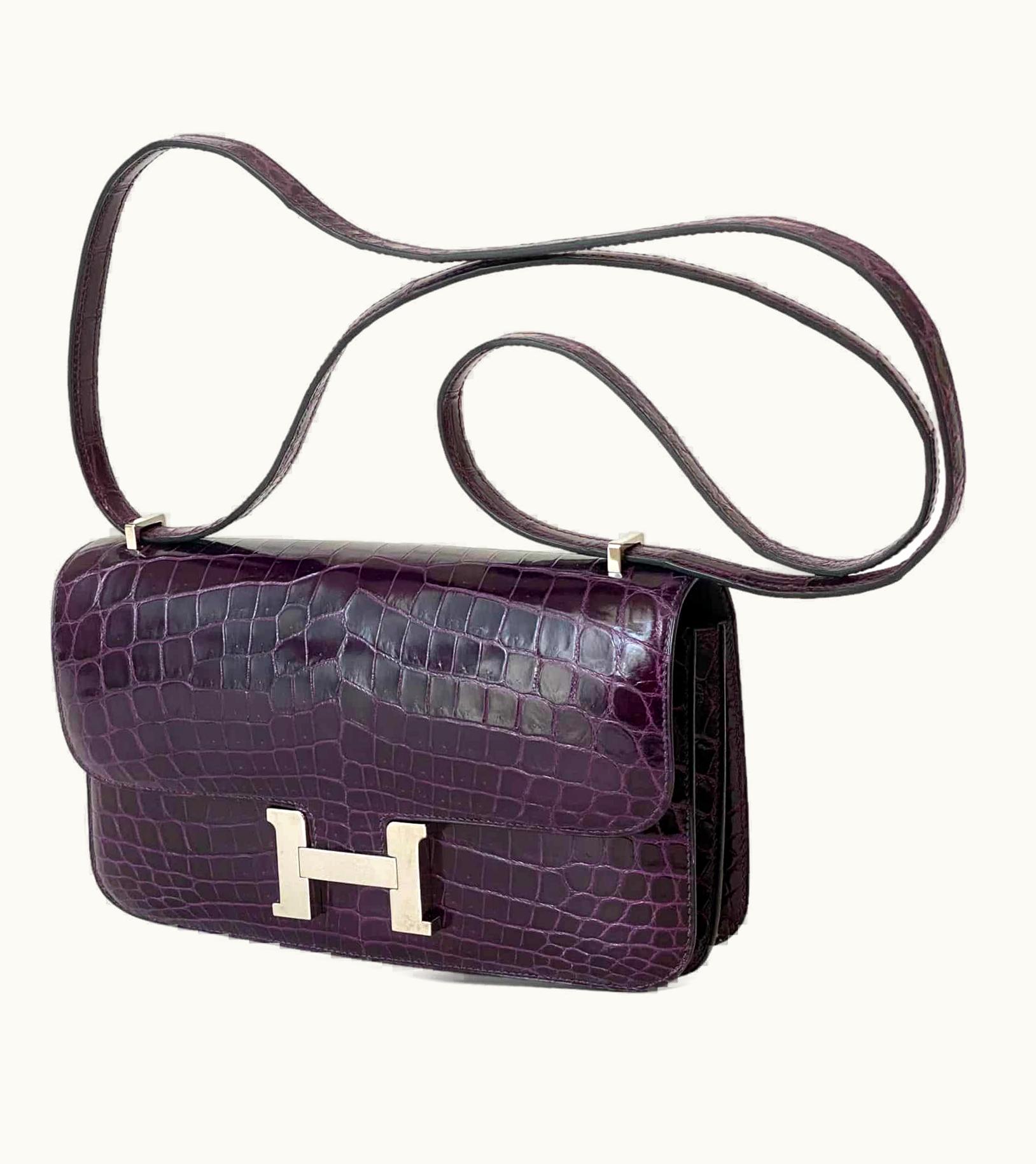 Hermès Hermès Constance Elan 25 - Bordeaux - Swift - Palladium (PHW)