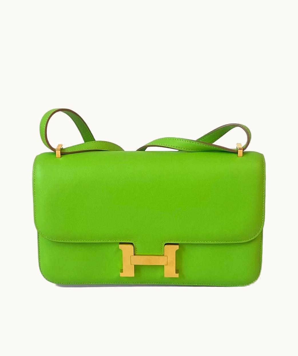 Hermès Hermès Constance Elan 25 - Kiwi - Swift - Gold (GHW)