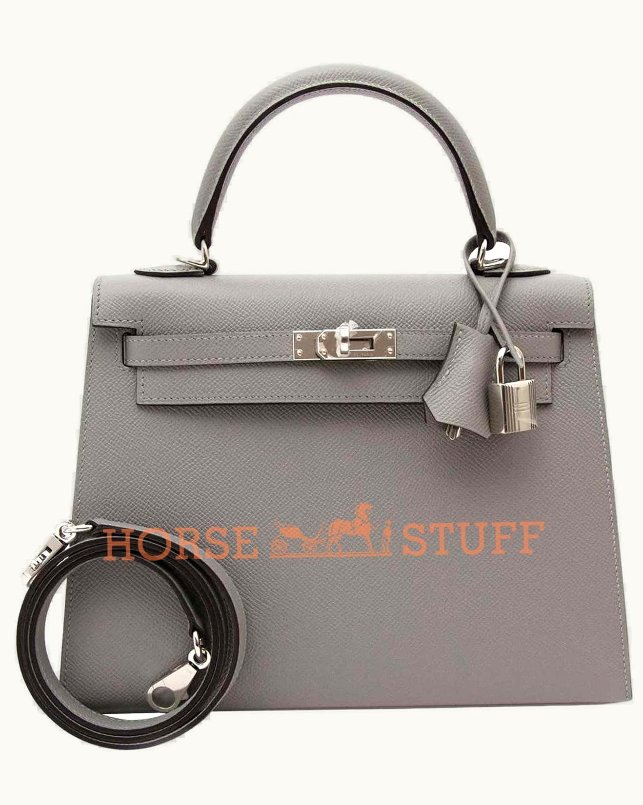 Hermès Hermès Constance Elan 25 - Gris Mouette - Swift - Palladium (PHW)