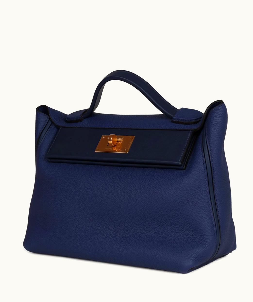 Hermès Hermès Constance Cartable 29 - Bleu Saphir - Swift - Gold (GHW)