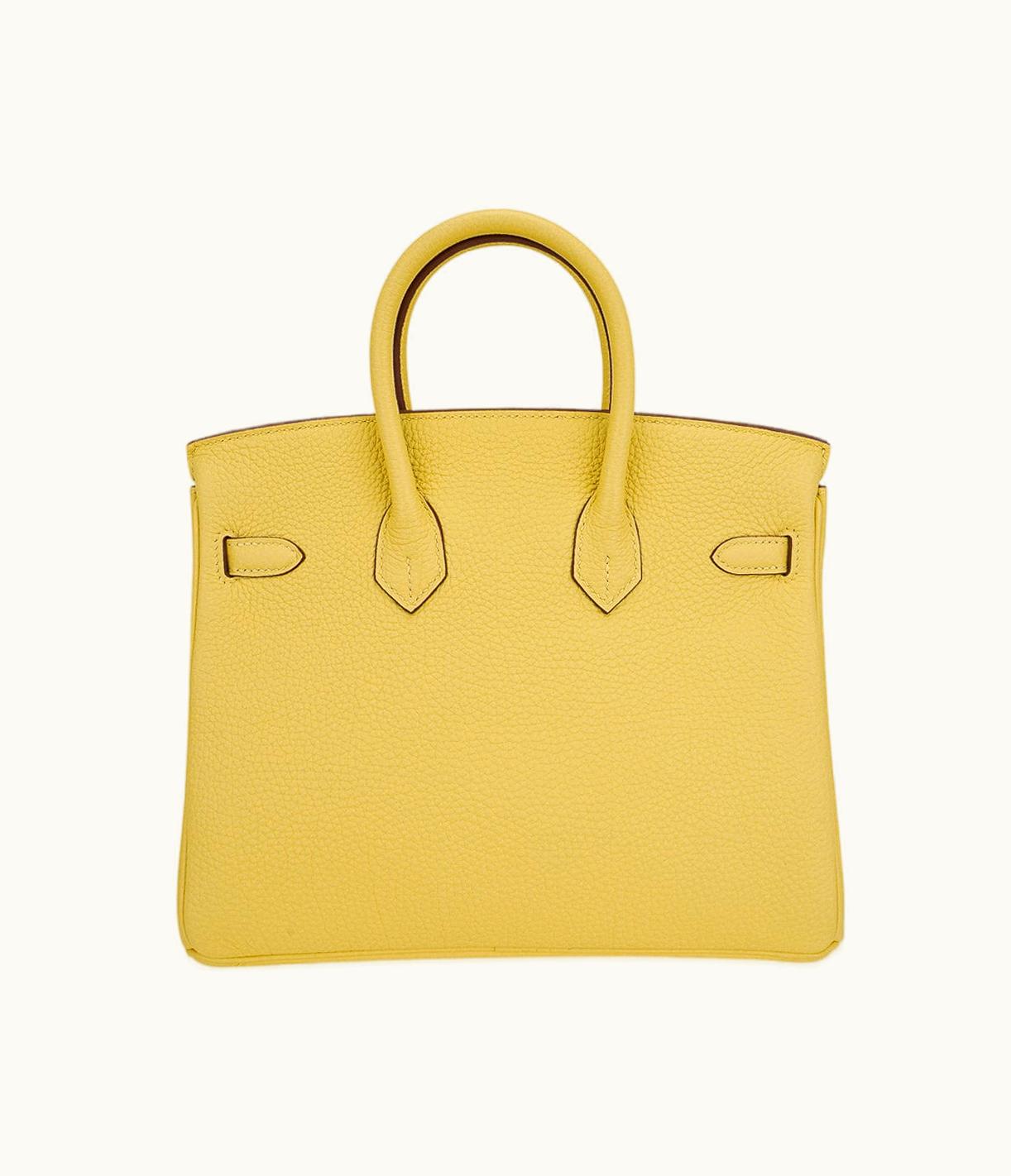 Hermès Hermès Constance Cartable 29 - Jaune Poussin - Swift - Palladium (PHW)