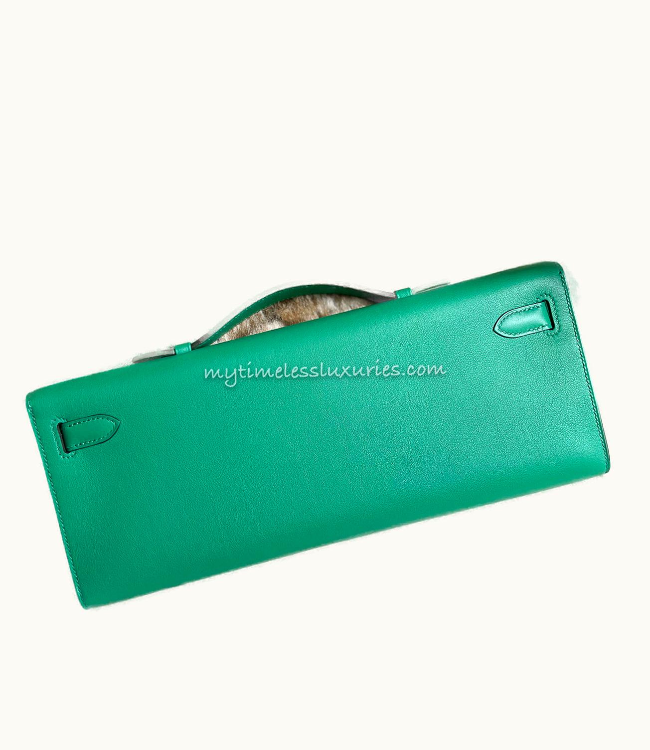 Hermès Hermès Constance Cartable 29 - Vert Vertigo - Swift - Palladium (PHW)