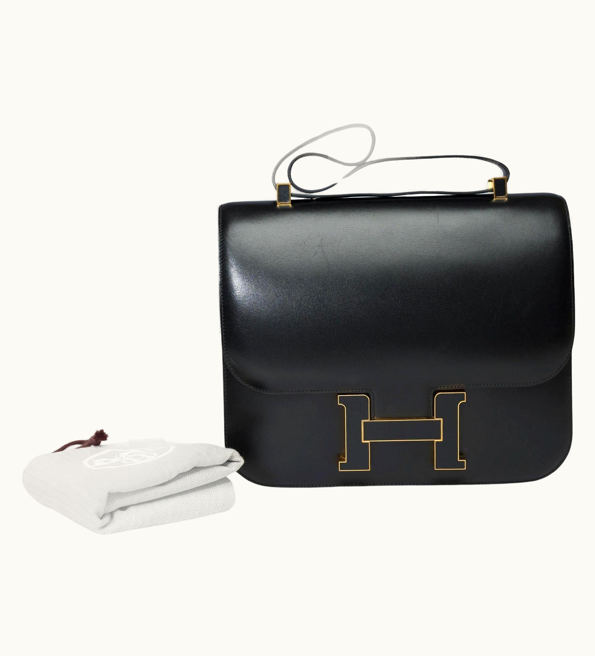 Hermès Hermès Constance Cartable 29 - Black - Epsom - Gold (GHW)