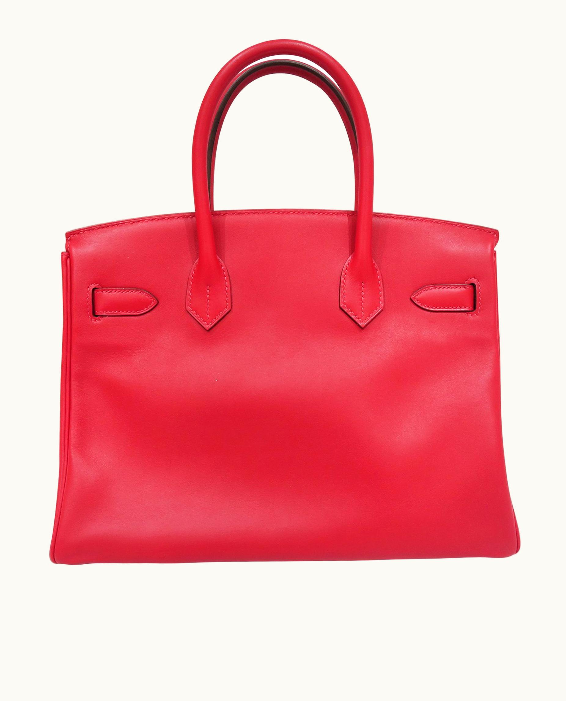 Hermès Hermès Birkin Tressage 30cm - Rouge de Coeur - Leather