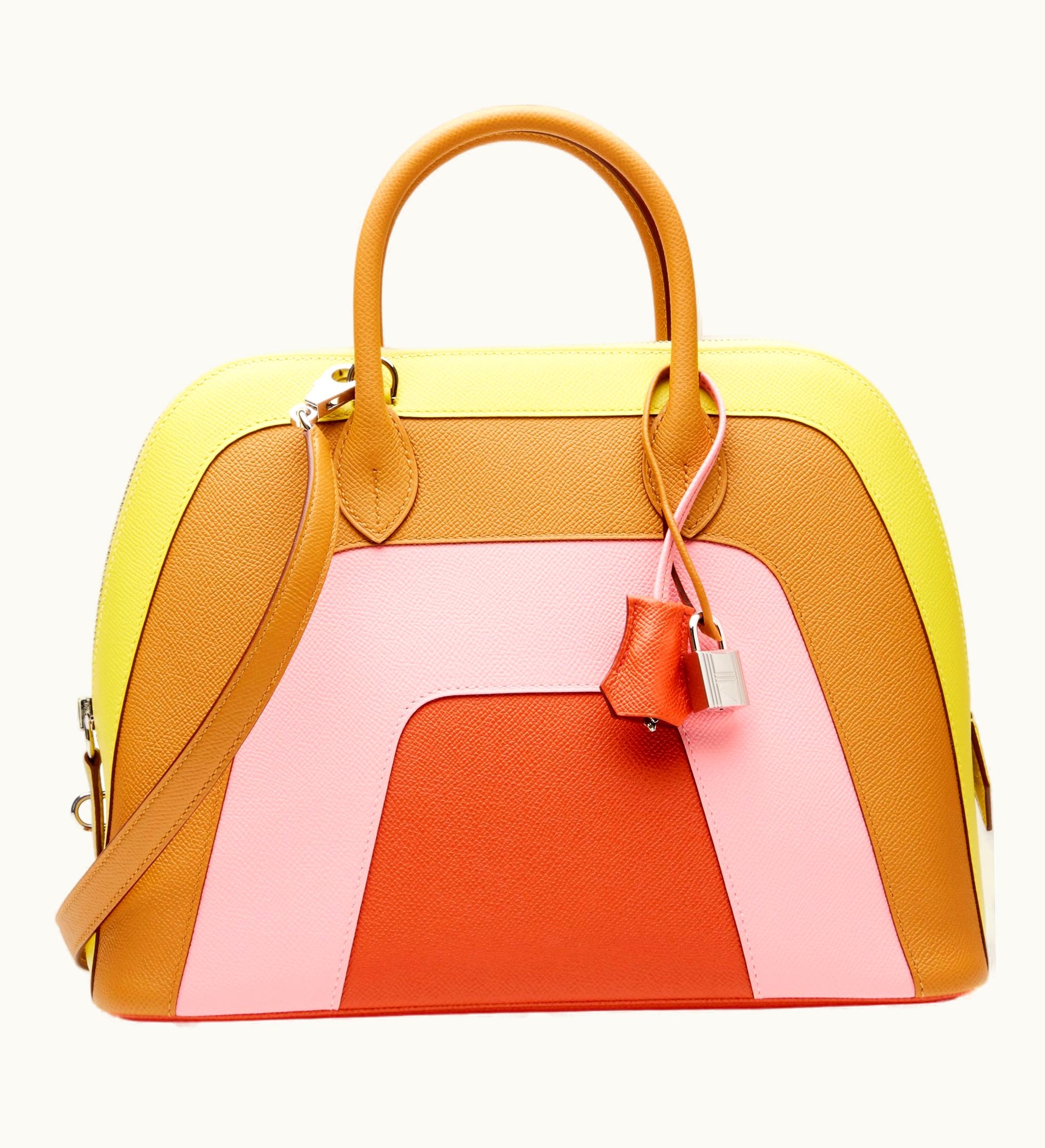 Hermès Hermès Bolide 31cm - Sunrise Rainbow - Orange - Leather