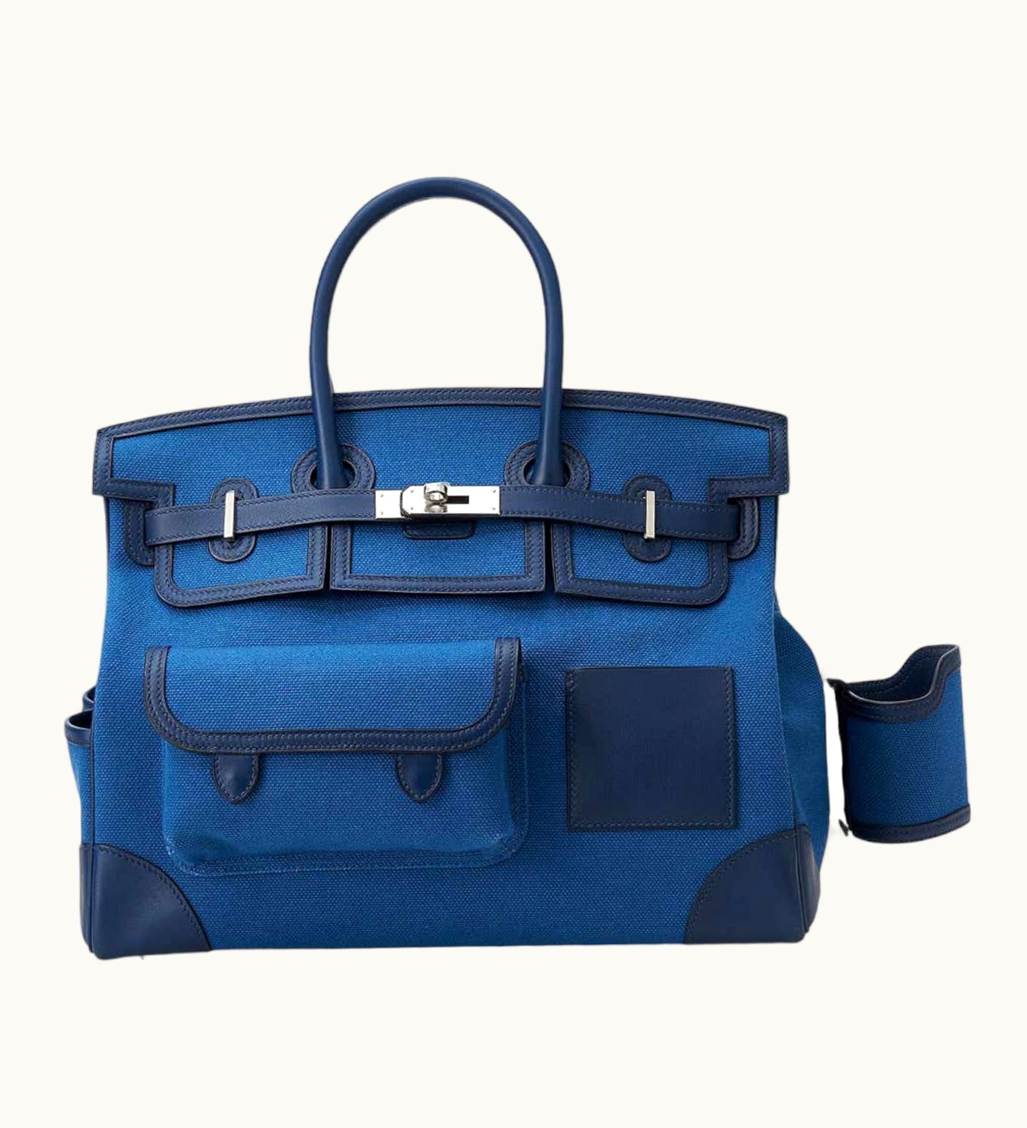Hermès Hermès Birkin Cargo 35cm - Blue - Togo - Palladium (PHW)